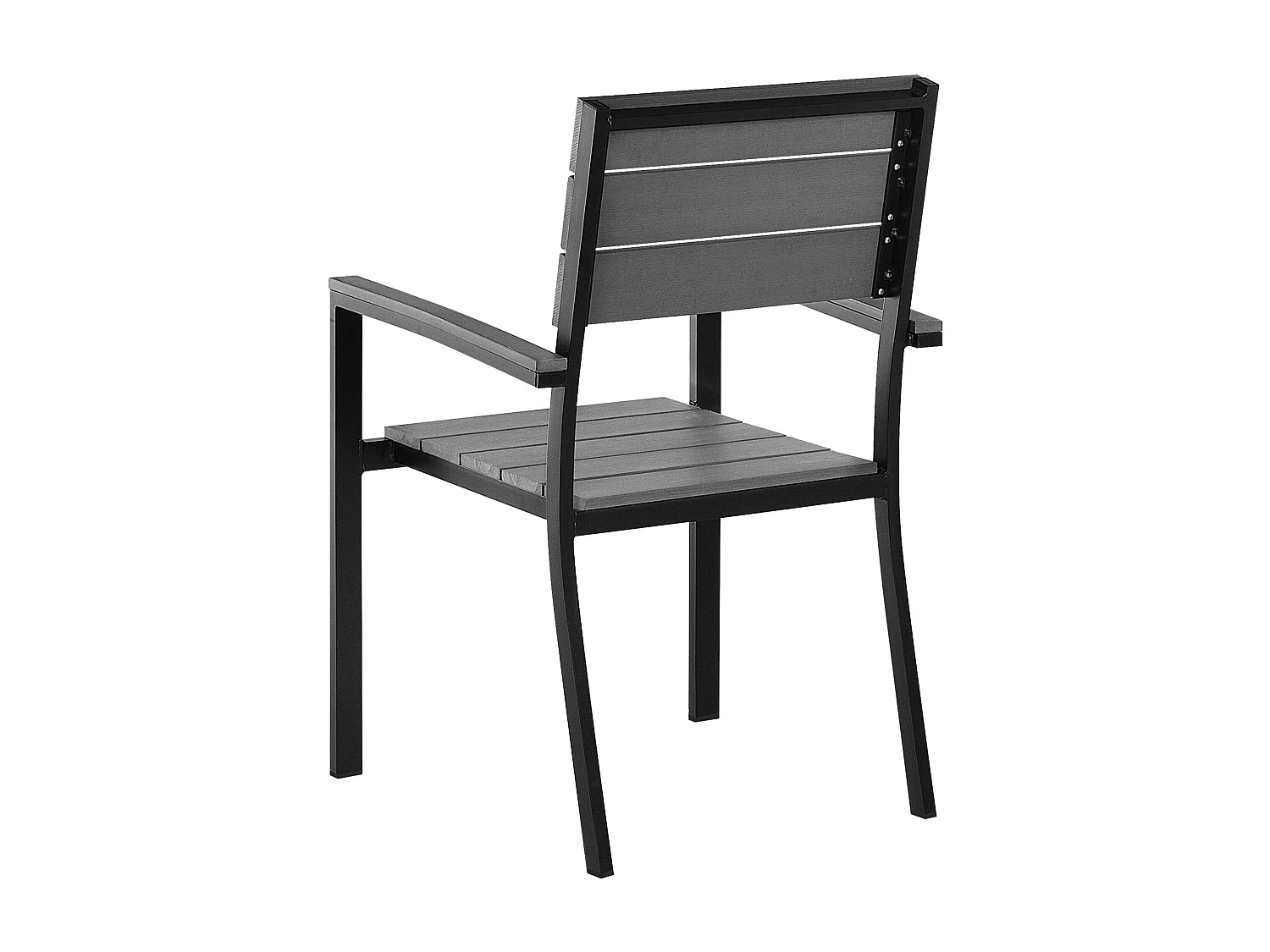 Lot de 6 chaises de jardin COMO Gris