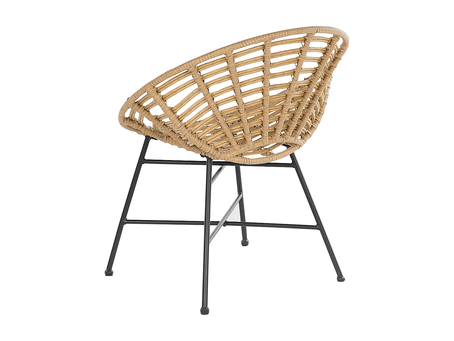 Set di 2 sedie da giardino ACERRA Marrone chiaro