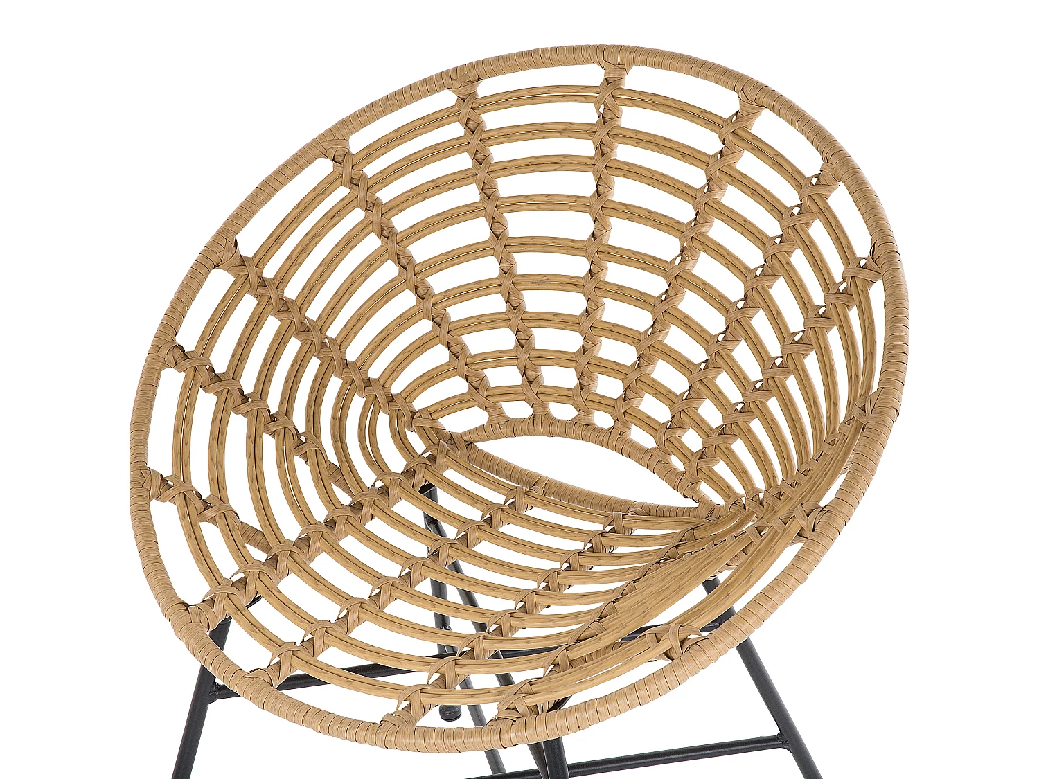 Set di 2 sedie da giardino ACERRA Marrone chiaro