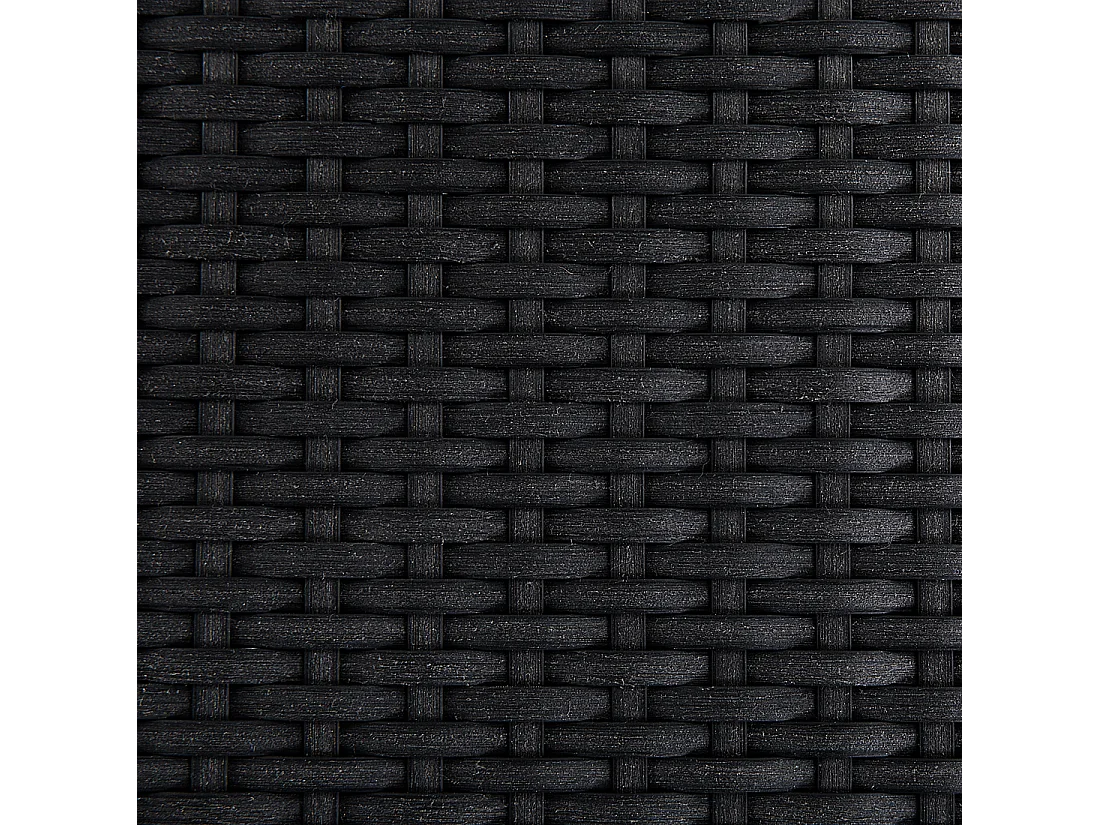 Conjunto de 6 cadeiras de jardim GROSSETO Preto