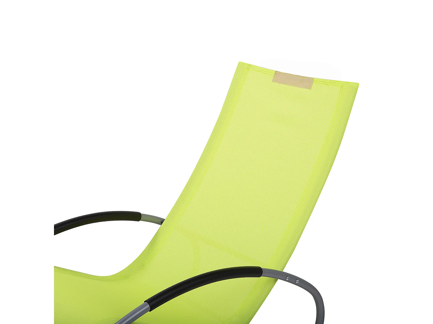 Lettino Prendisole a Dondolo CAMPO Metallo Verde lime