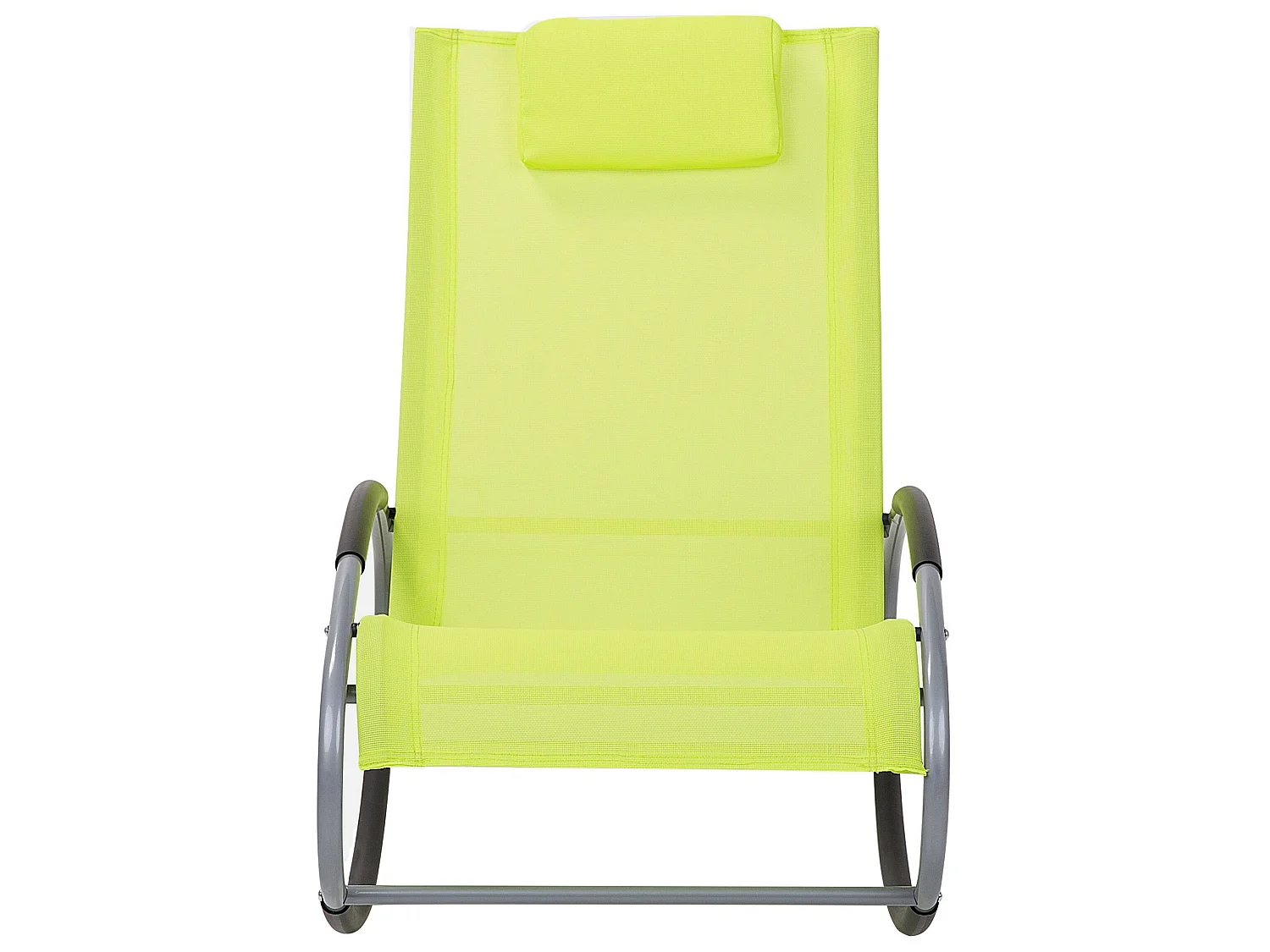 Lettino Prendisole a Dondolo CAMPO Metallo Verde lime