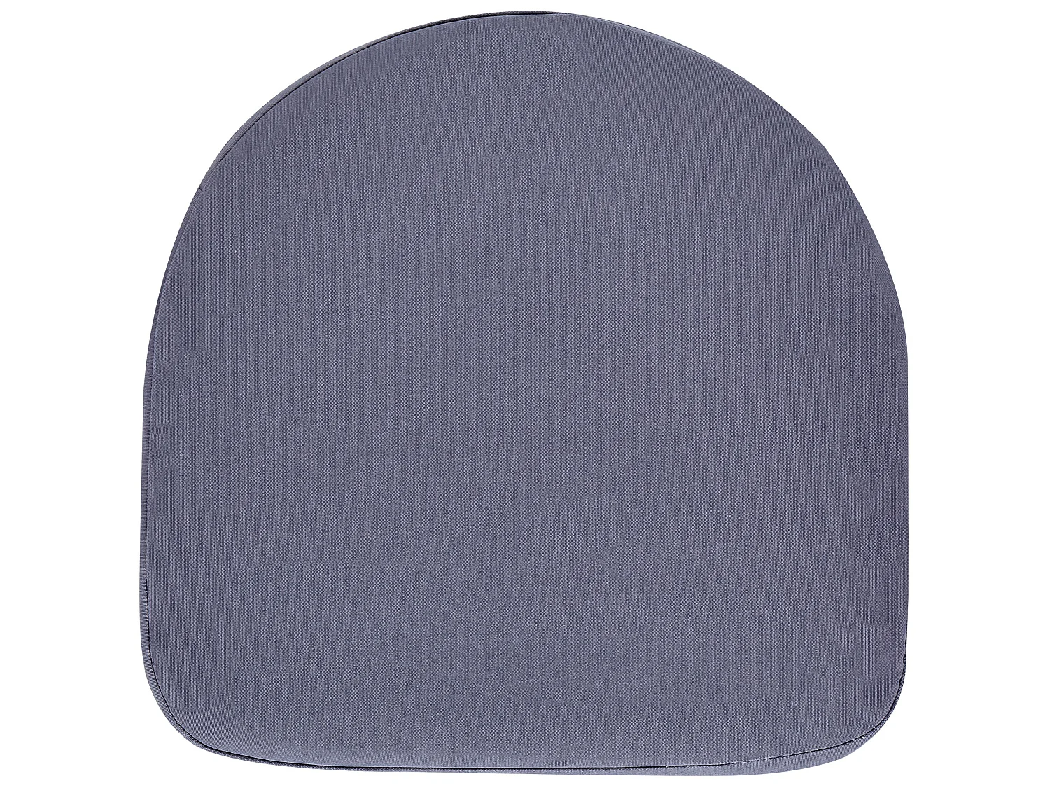 Lot de 2 chaises de jardin avec coussins PALMI Métal Gris