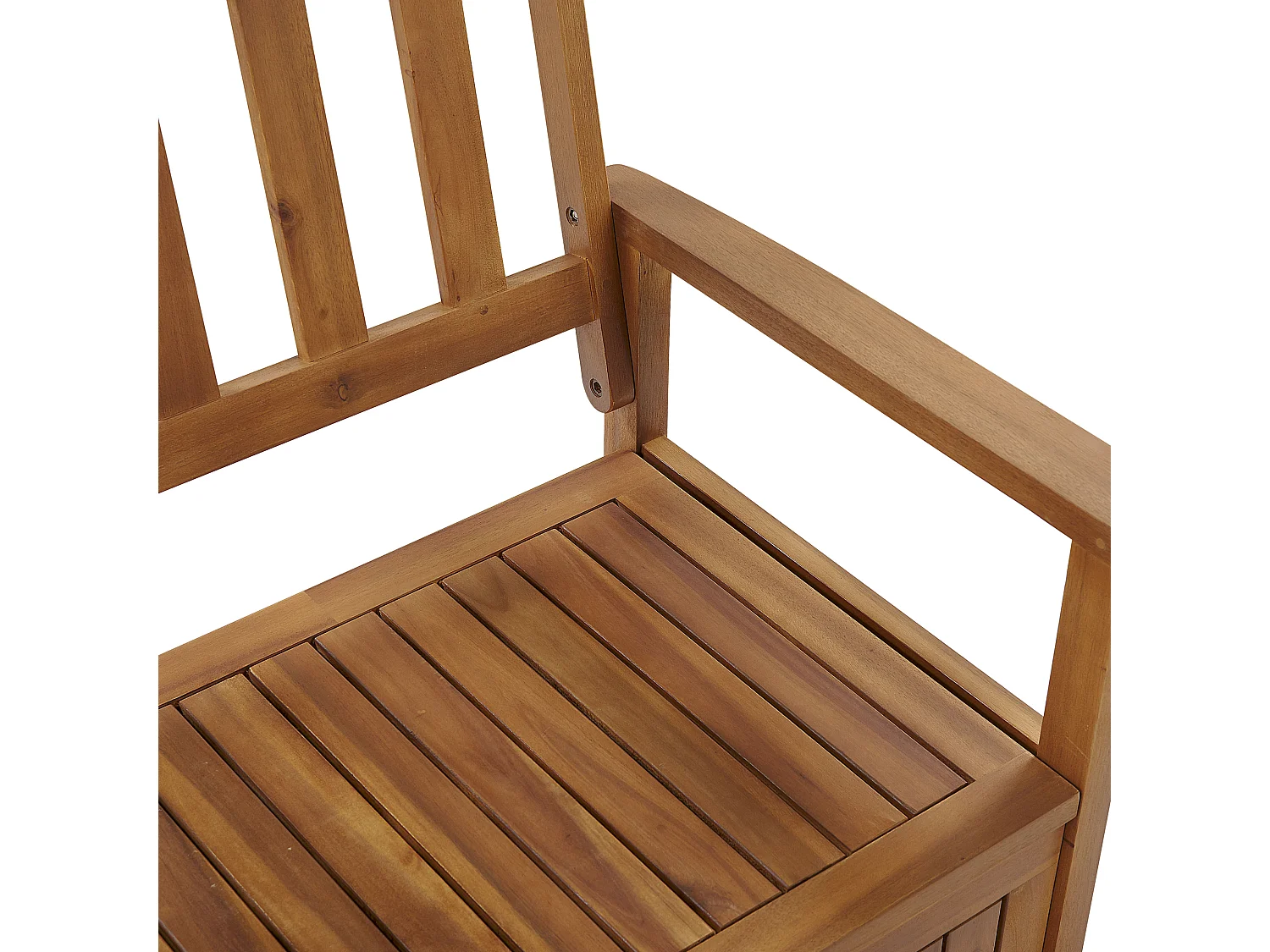 Banc de jardin SOVANA 120 cm avec rangement Acacia Marron