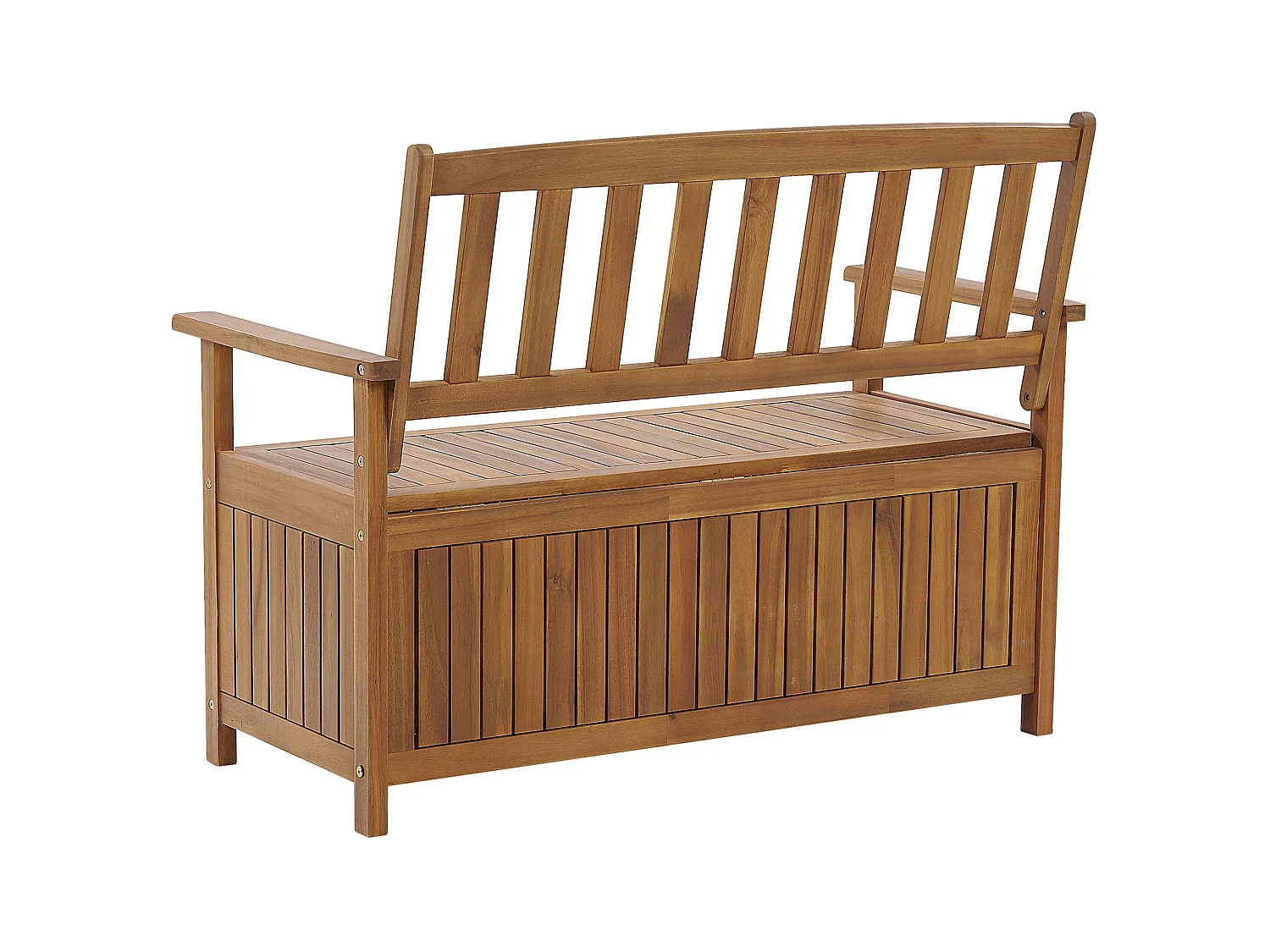 Garden Bench SOVANA 120 cm with Storage Acacia Wood Brown