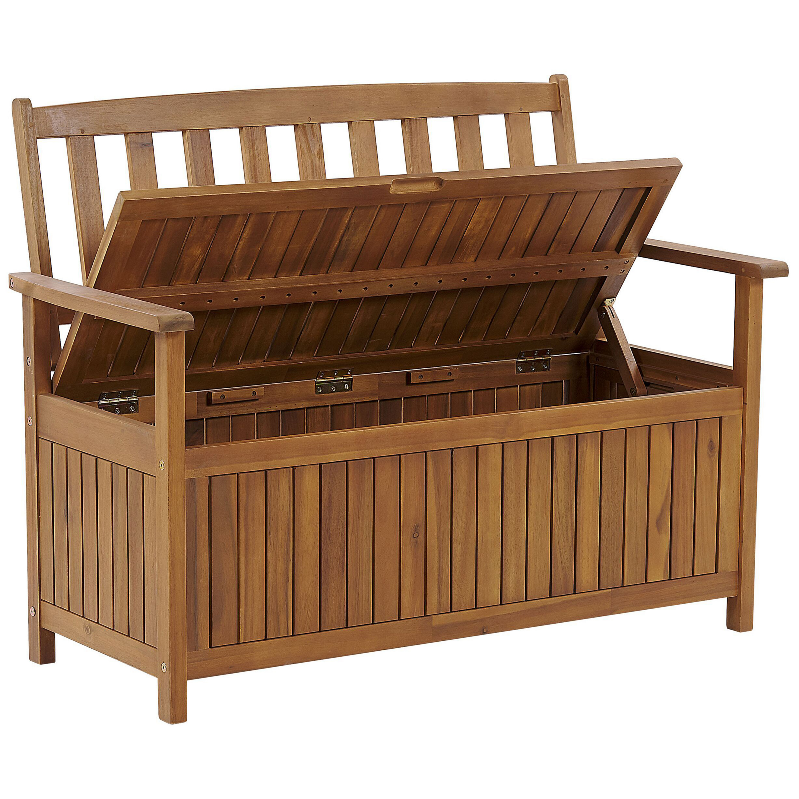 Banc de jardin en bois avec rangement 120 cm SOVANA