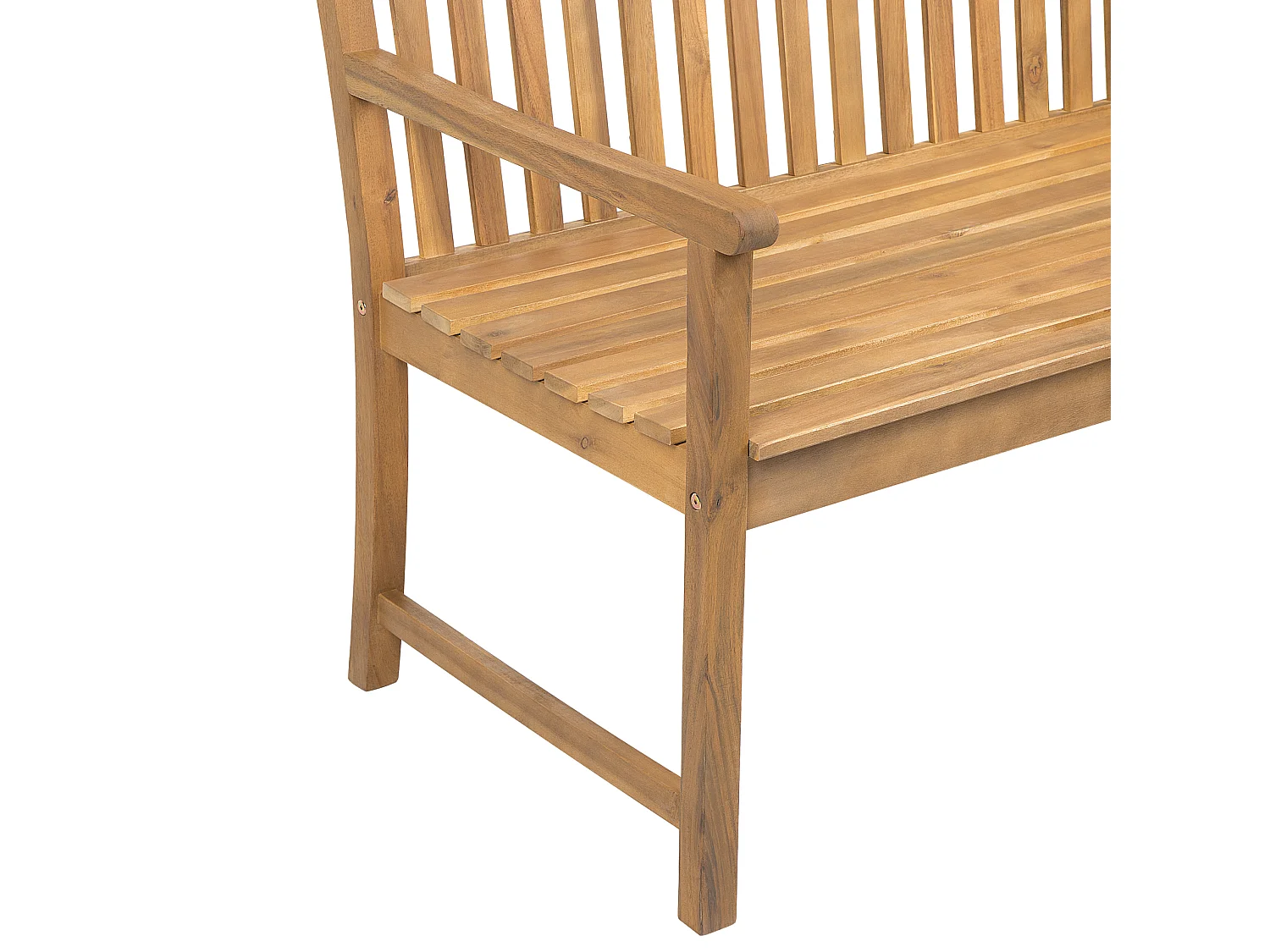 Panchina da giardino VIVARA 120 cm Legno di acacia certificato Marrone chiaro