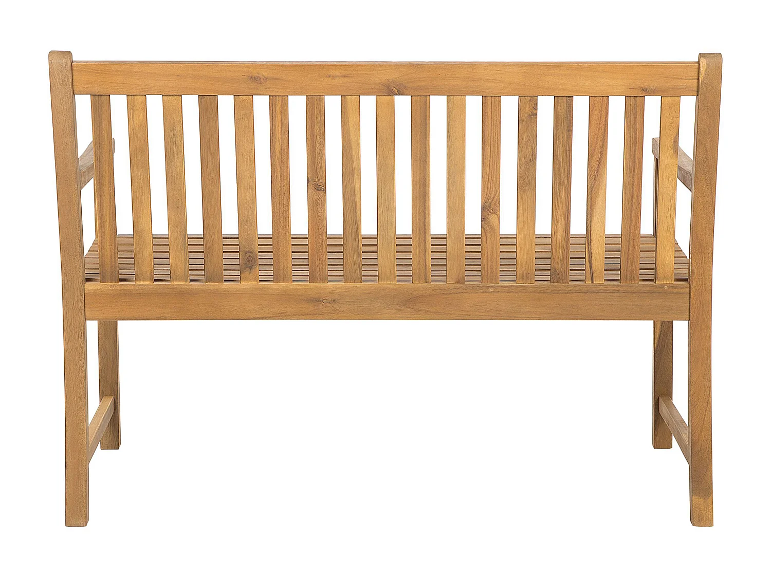 Banc de jardin VIVARA 120 cm Bois d'acacia certifié Marron clair
