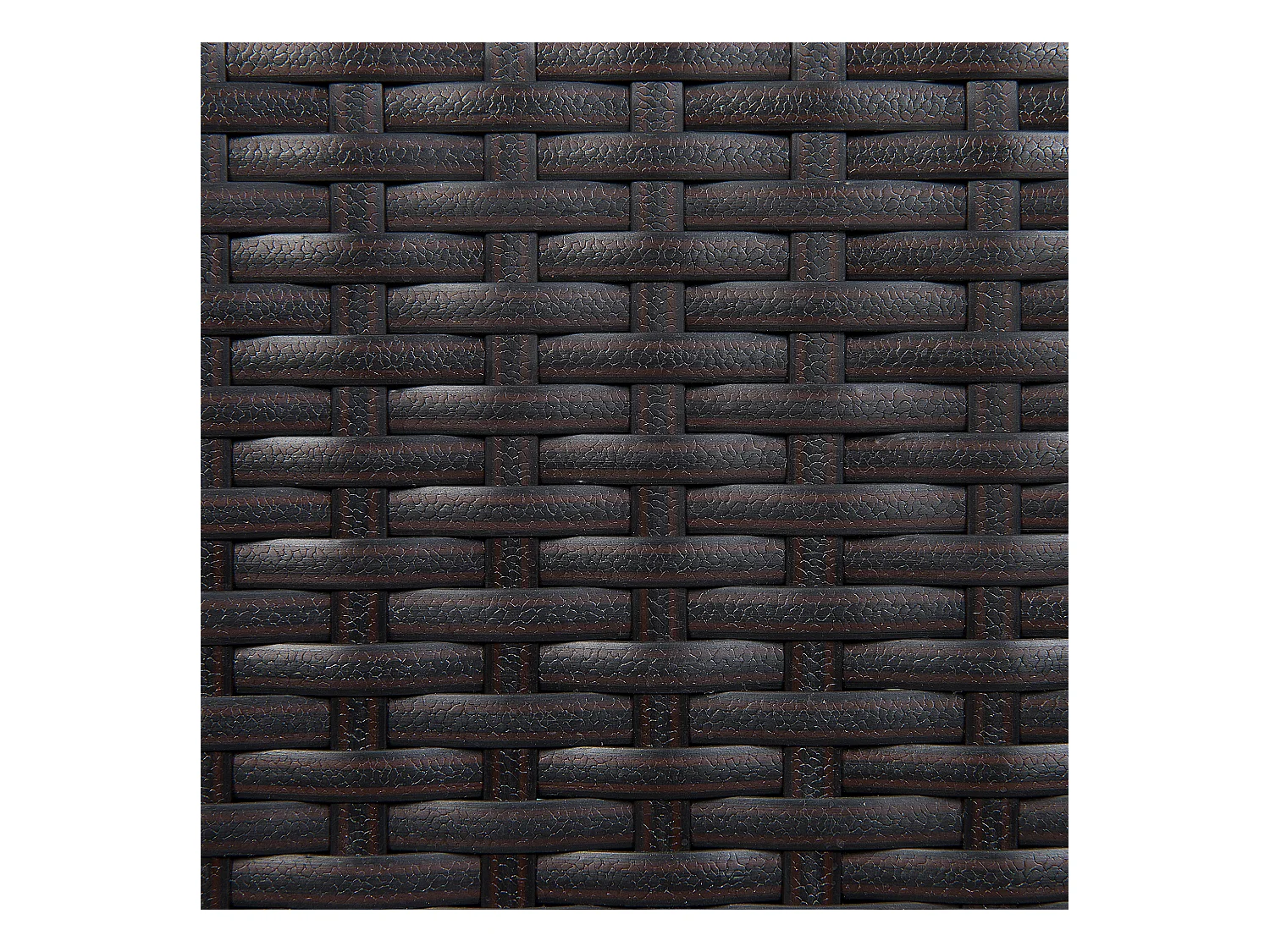 Set van 2 stoelen met zitkussen ITALY Donkerbruin