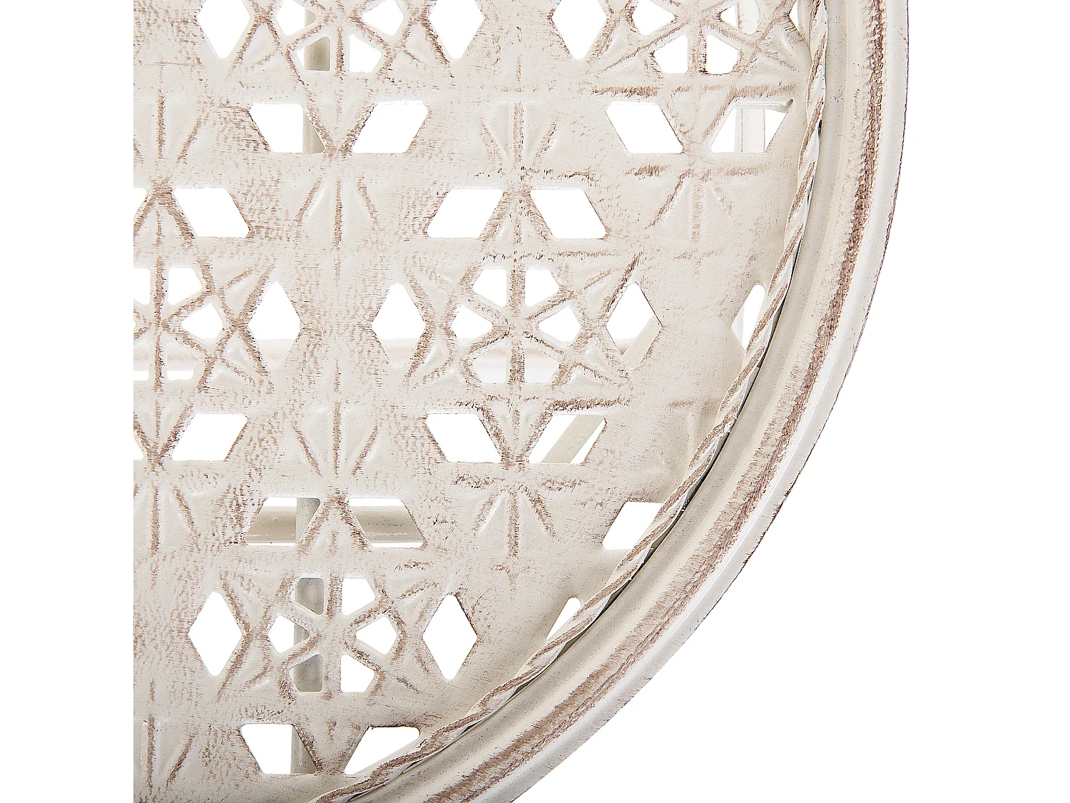 Zestaw 2 krzeseł ogrodowych TRIESTE Składane Metal Jasnobeżowy