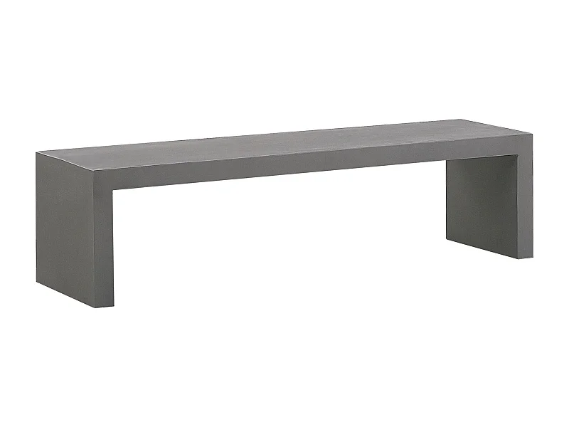 Banc de jardin TARANTO 150 cm Béton Gris