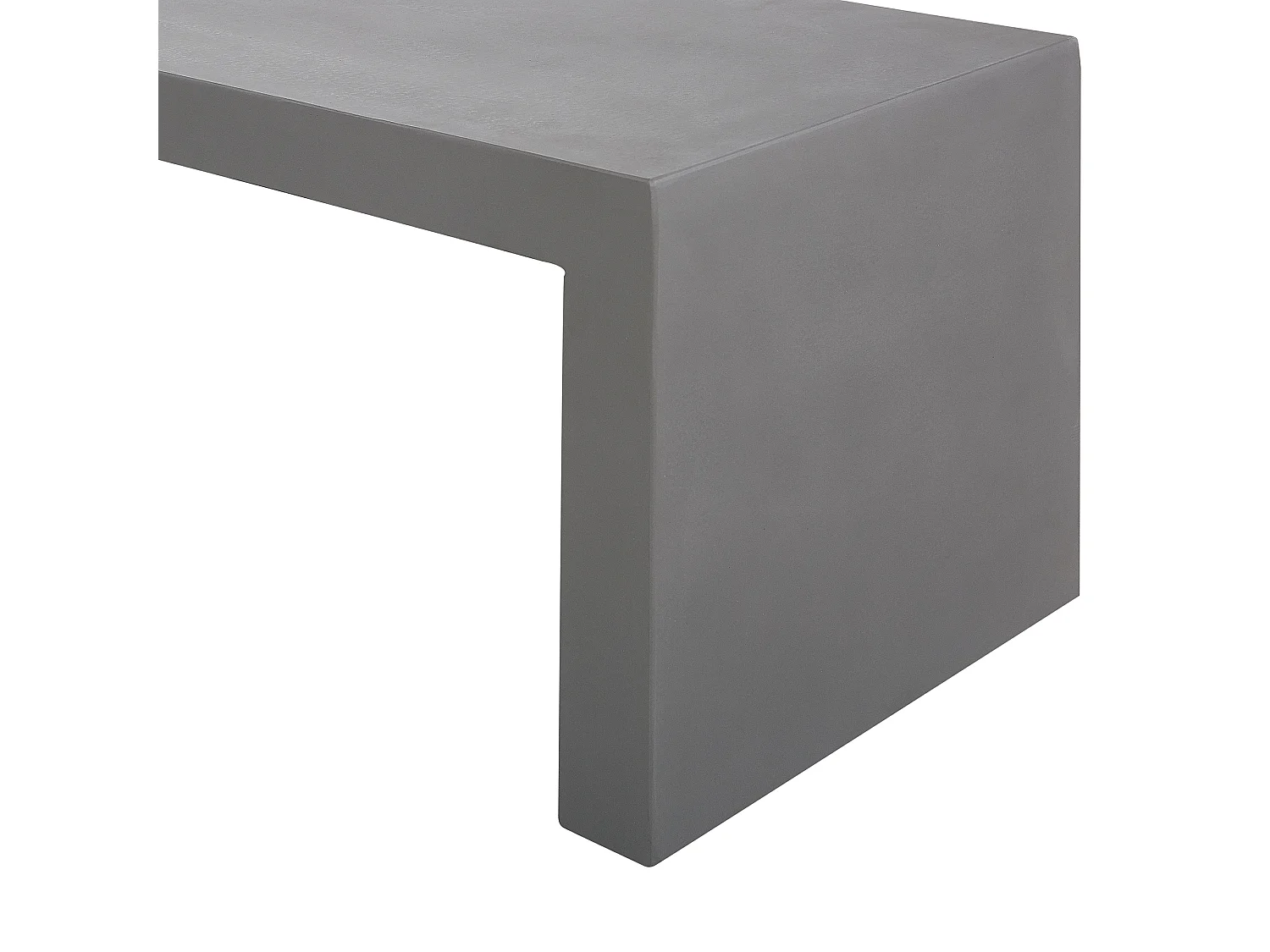 Banc de jardin TARANTO 150 cm Béton Gris