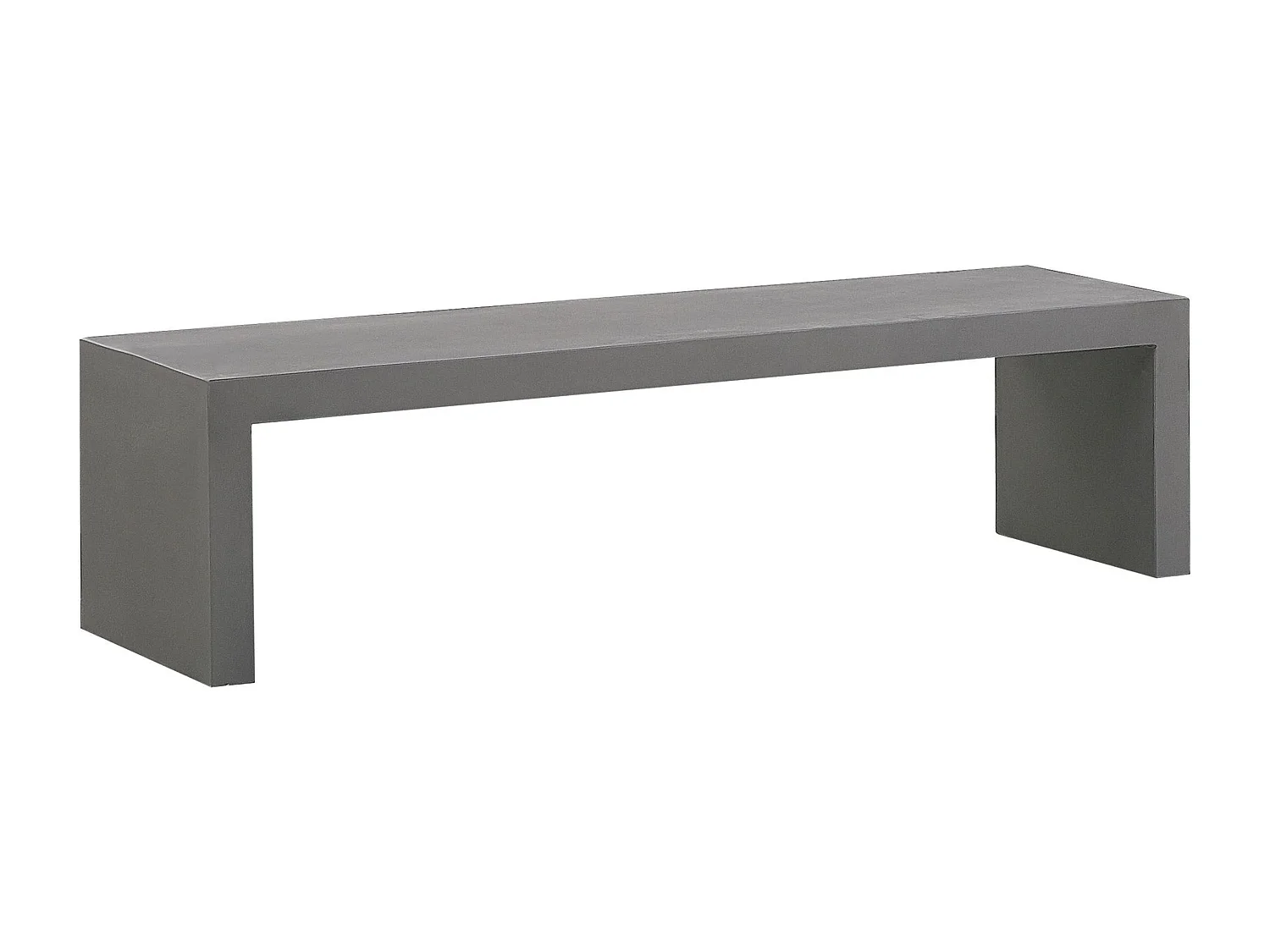 Banc de jardin TARANTO 150 cm Béton Gris