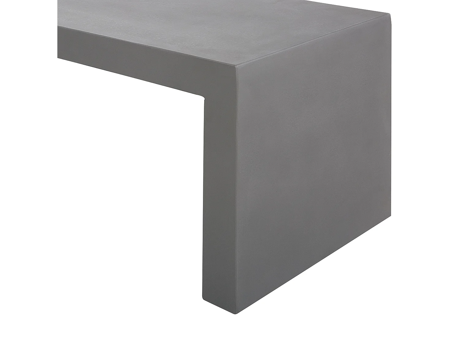 Banc de jardin TARANTO 150 cm Béton Gris