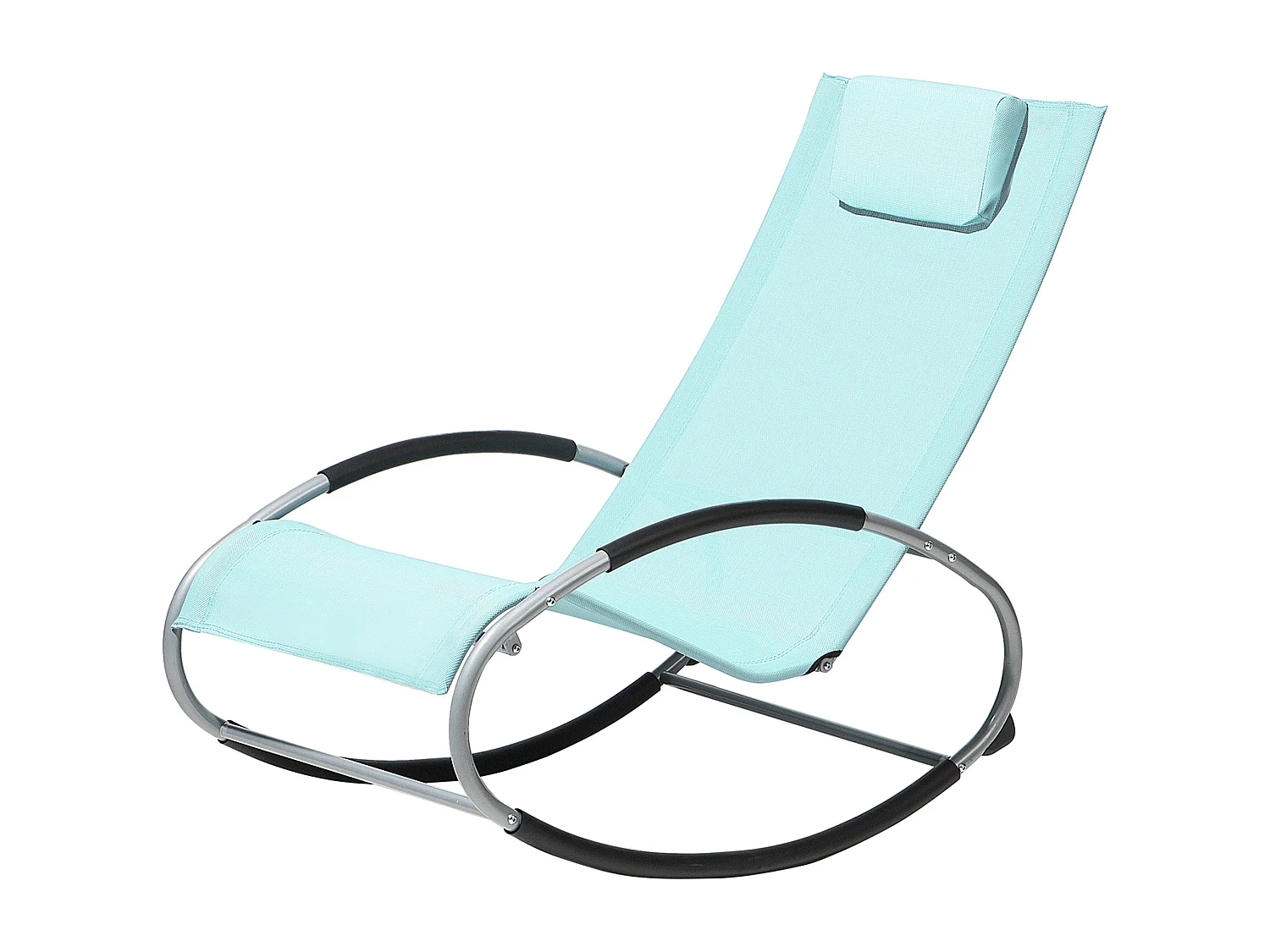 Transat à bascule CAMPO Métal Bleu clair