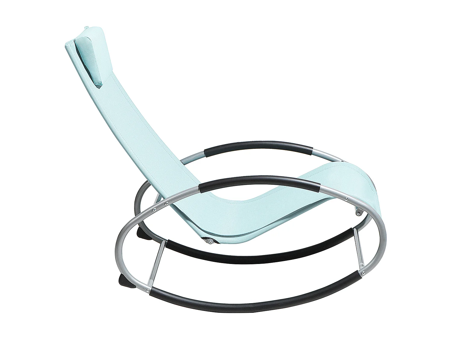 Transat à bascule CAMPO Métal Bleu clair