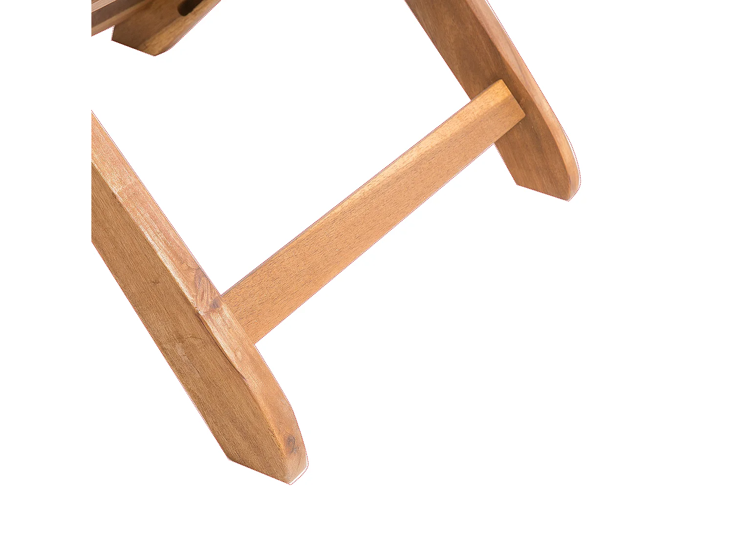 Gartenstühle mit bequemen Armlehnen 2 Set Akazienholz heller Holzfarbton Maui