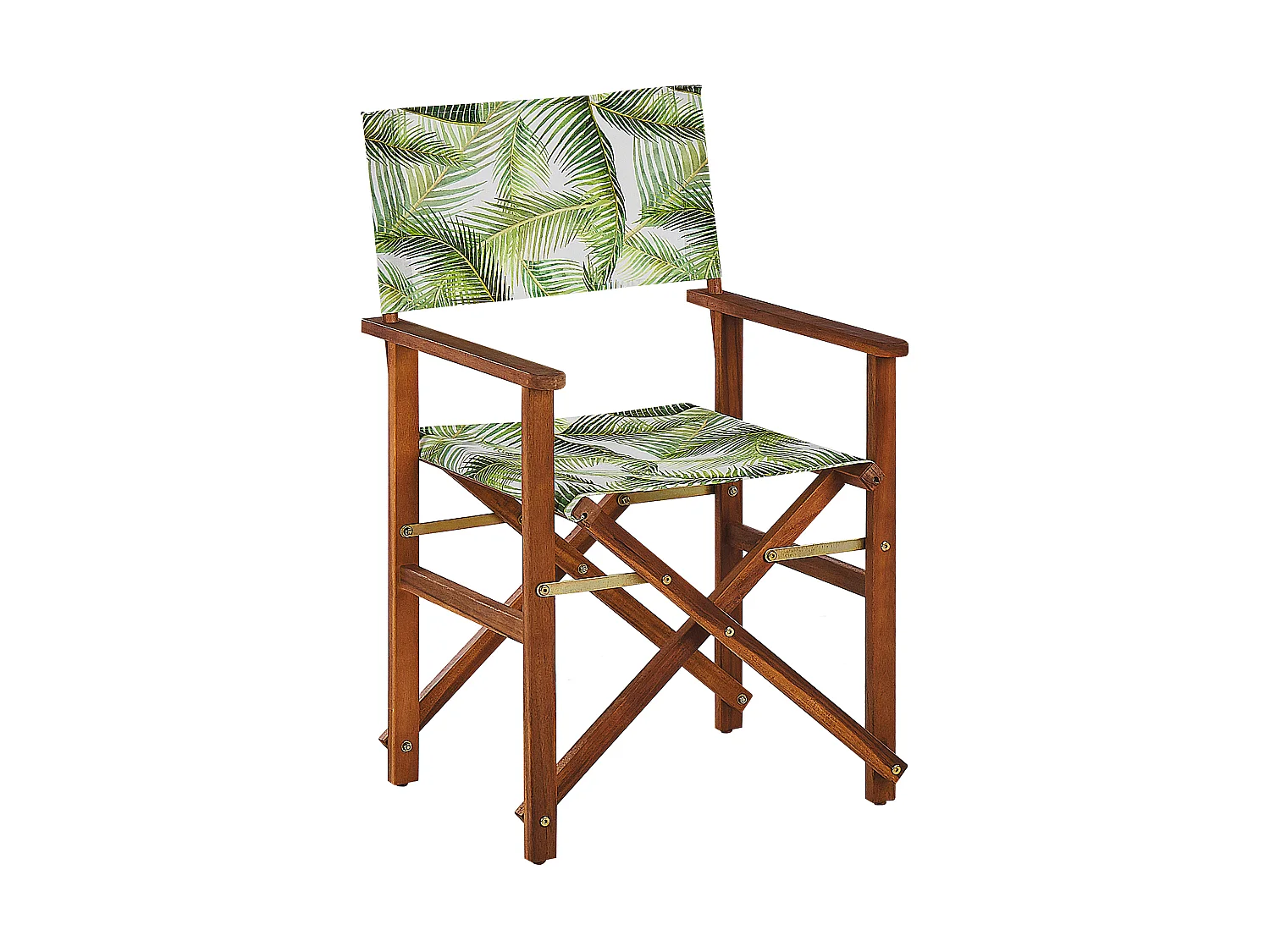 Zestaw 2 krzeseł ogrodowych CINE Drewno akacjowe Jasnozielony