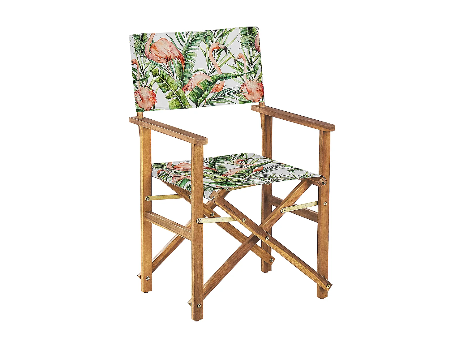 Lot de 2 chaises de jardin CINE Acacia Rose