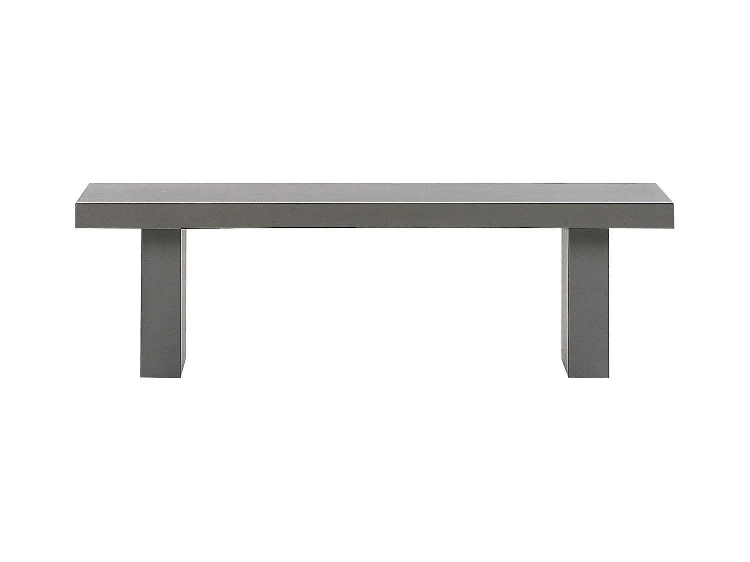 Banc de jardin TARANTO 150 cm Béton Gris