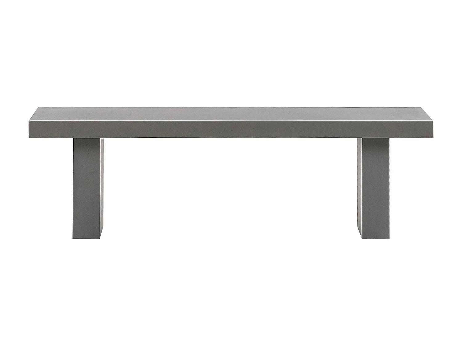 Banc de jardin TARANTO 150 cm Béton Gris