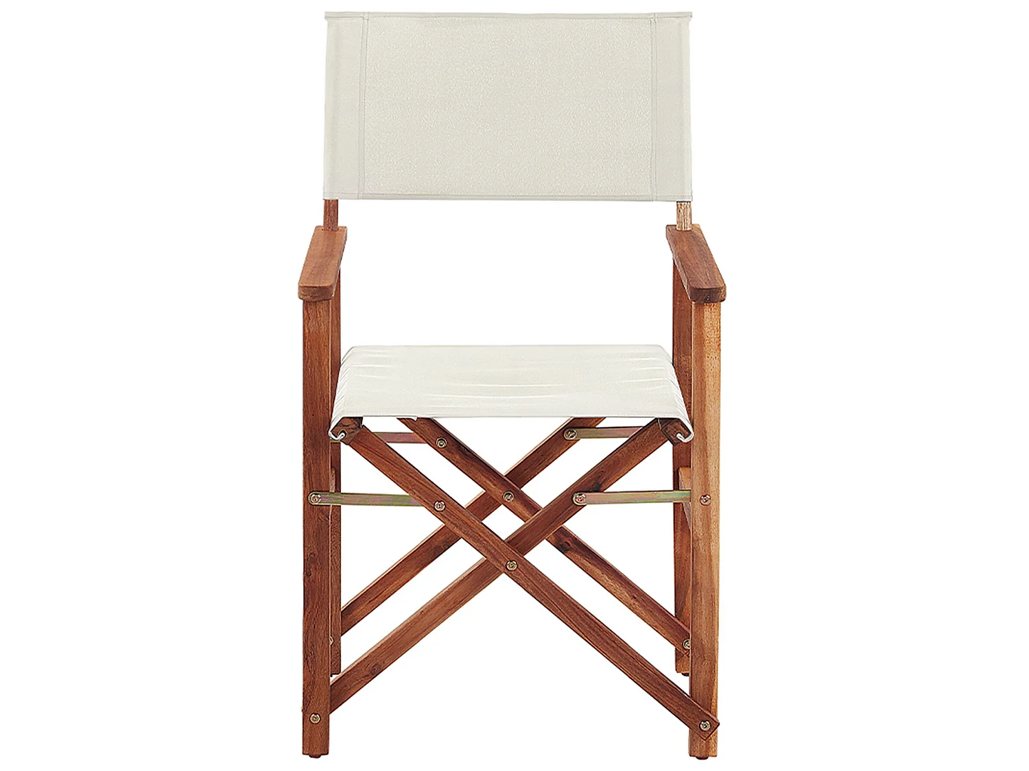 Lot de 2 chaises de jardin CINE Acacia Multicolore