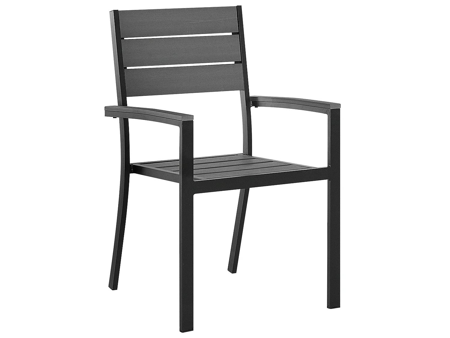Set van 4 tuinstoelen PRATO Grijs