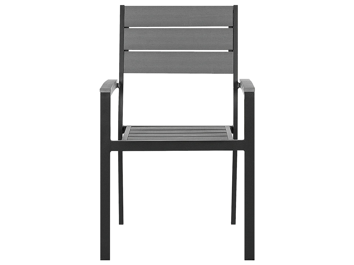 Set van 4 tuinstoelen PRATO Grijs