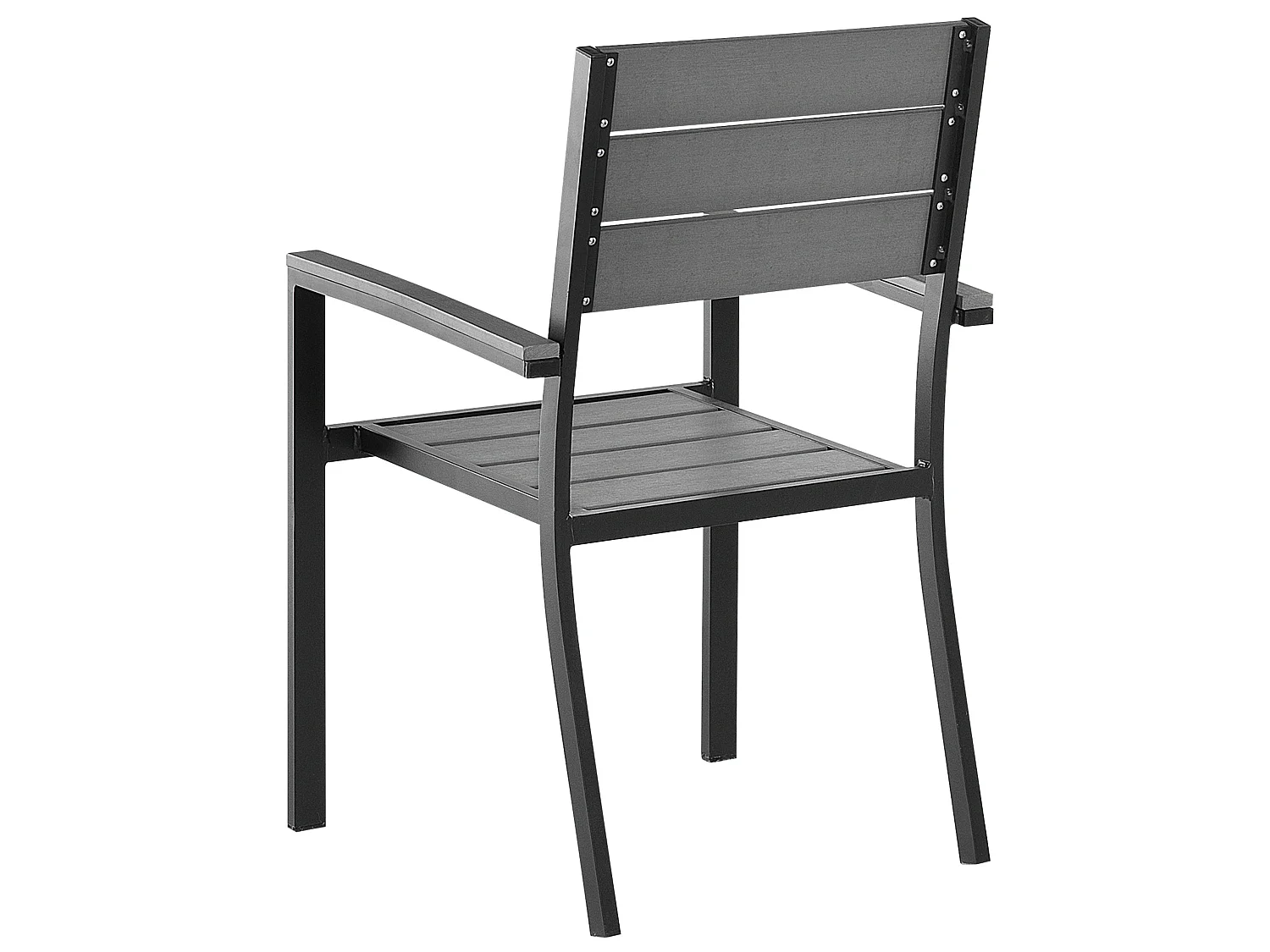 Set van 4 tuinstoelen PRATO Grijs