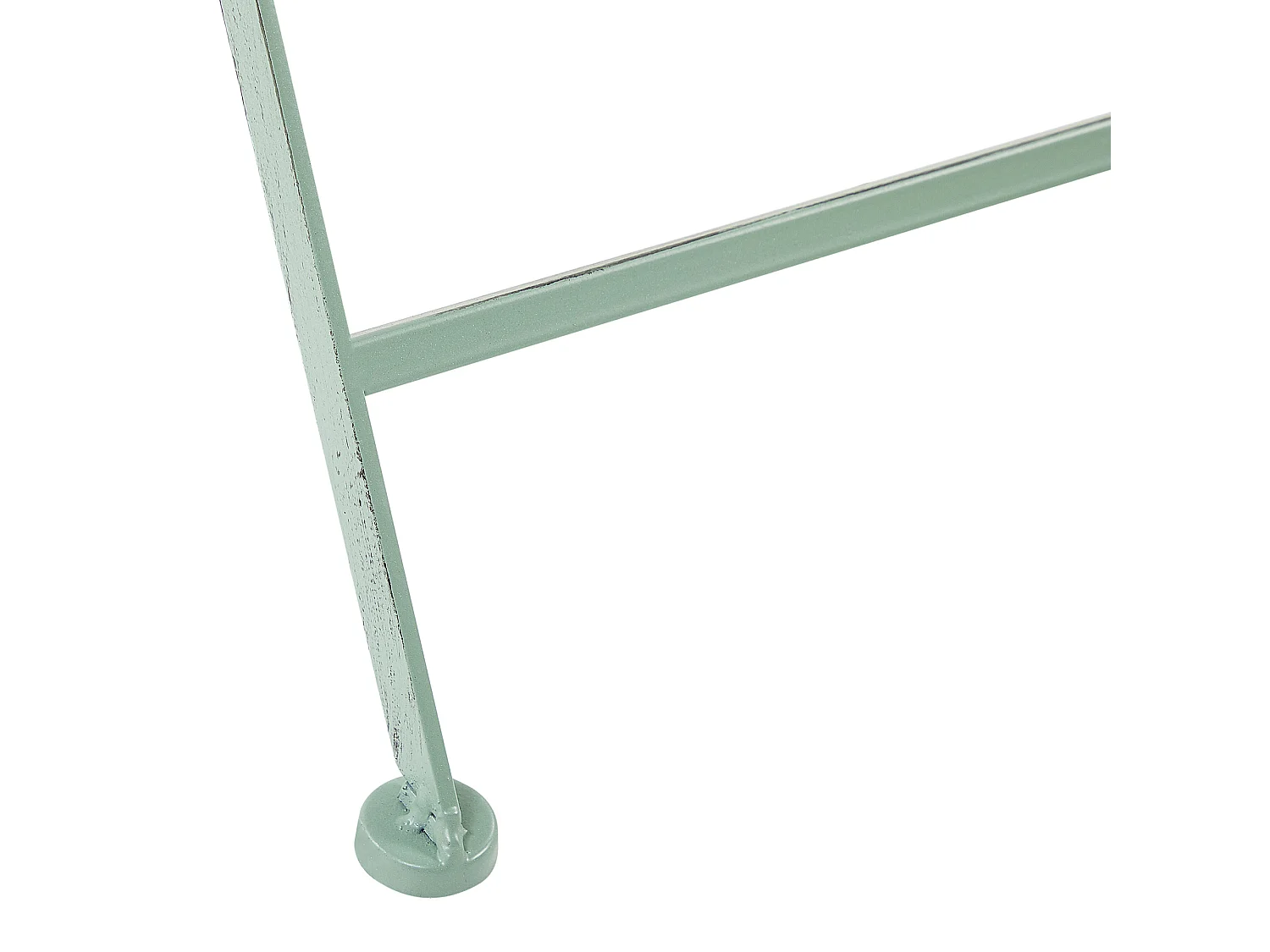 Lot de 2 chaises de jardin TRENTO Métal Vert clair