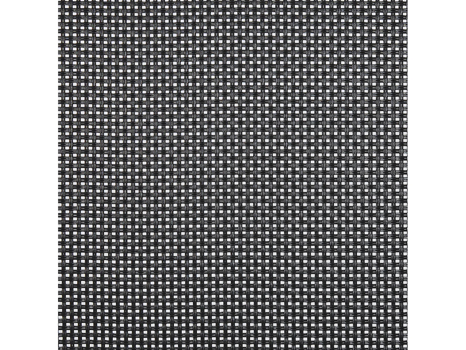 Lot de 4 chaises de jardin CASPRI Métal Noir