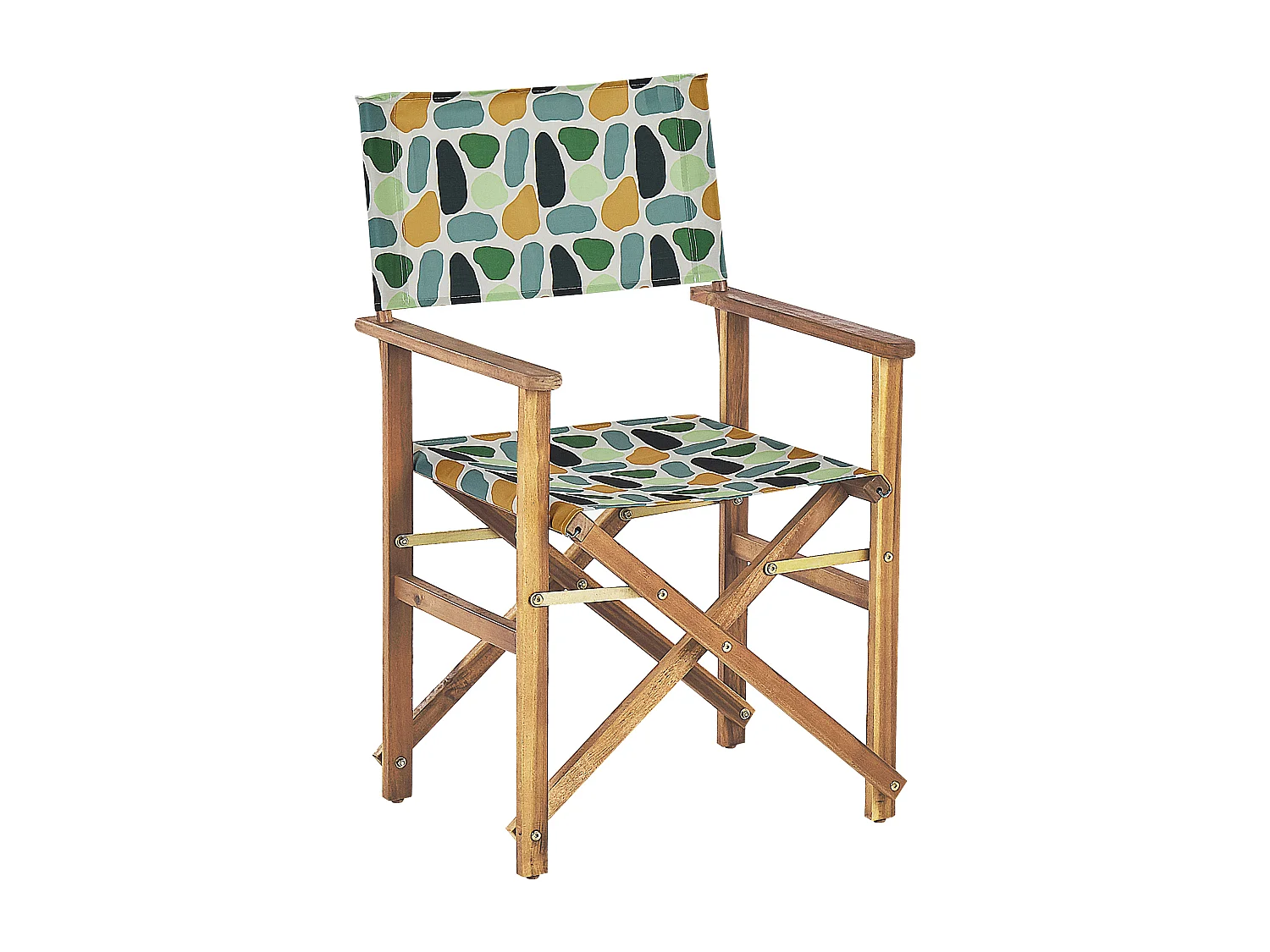 Set van 2 tuinstoelen CINE Acaciahout Multicolor