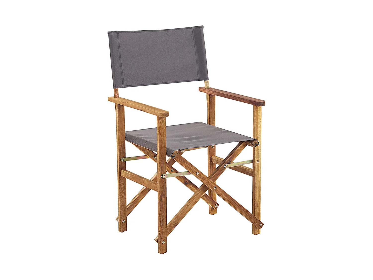 Lot de 2 chaises de jardin CINE Acacia Multicolore