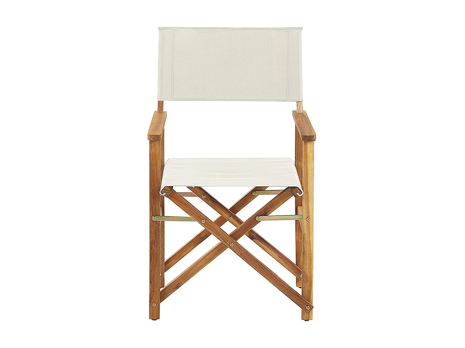 Lot de 2 chaises de jardin CINE Acacia Multicolore