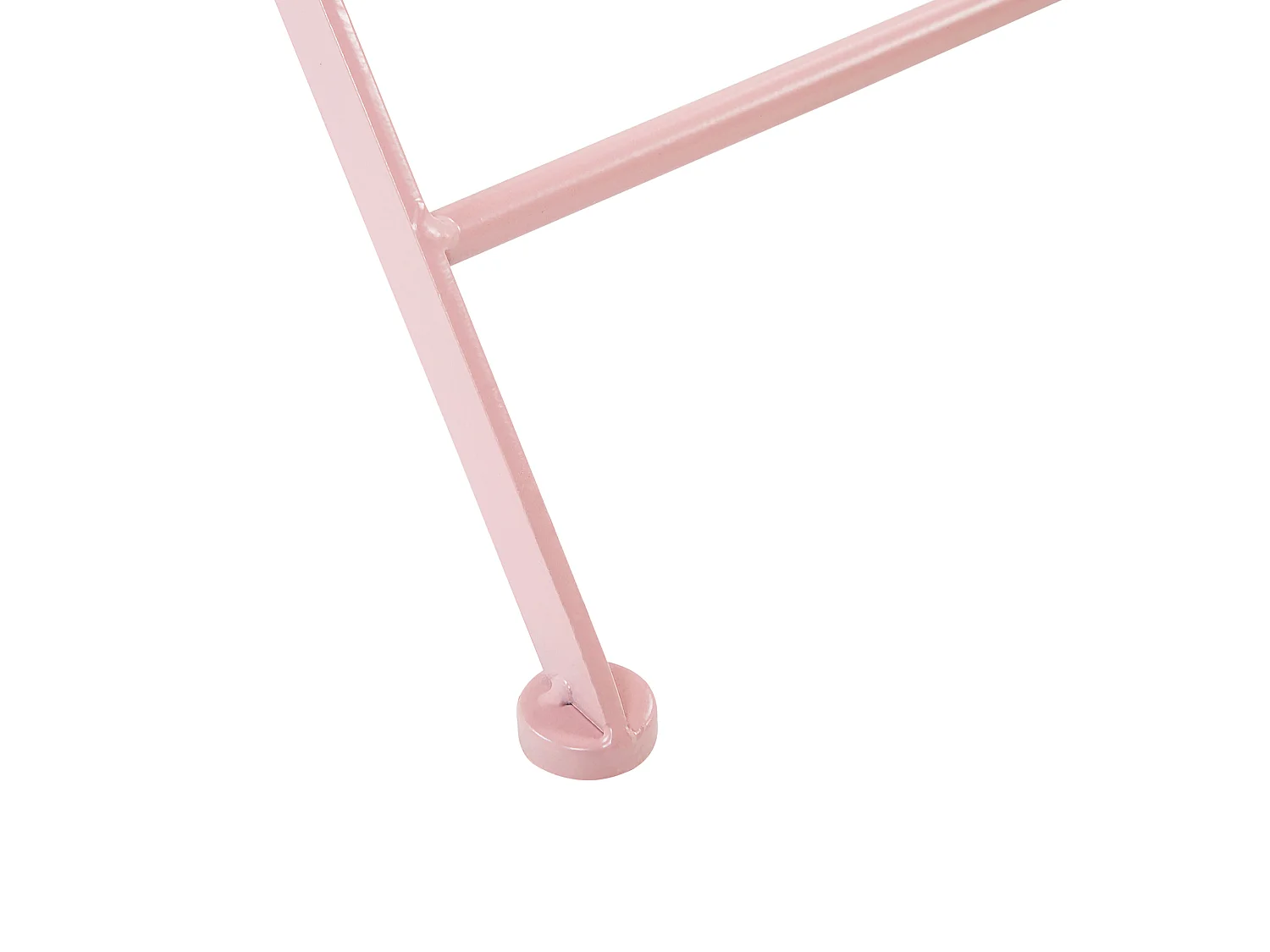 Lot de 2 chaises de jardin ALBINIA Métal Rose