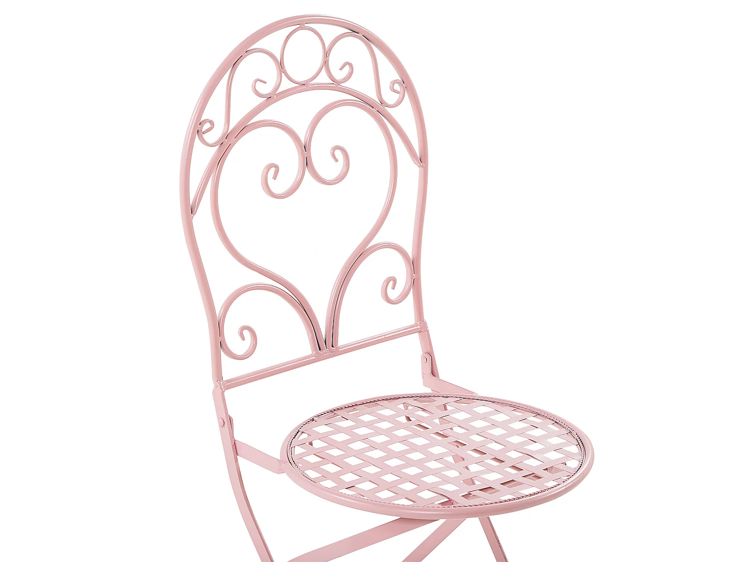 Set di 2 sedie da giardino ALBINIA Metallo Rosa