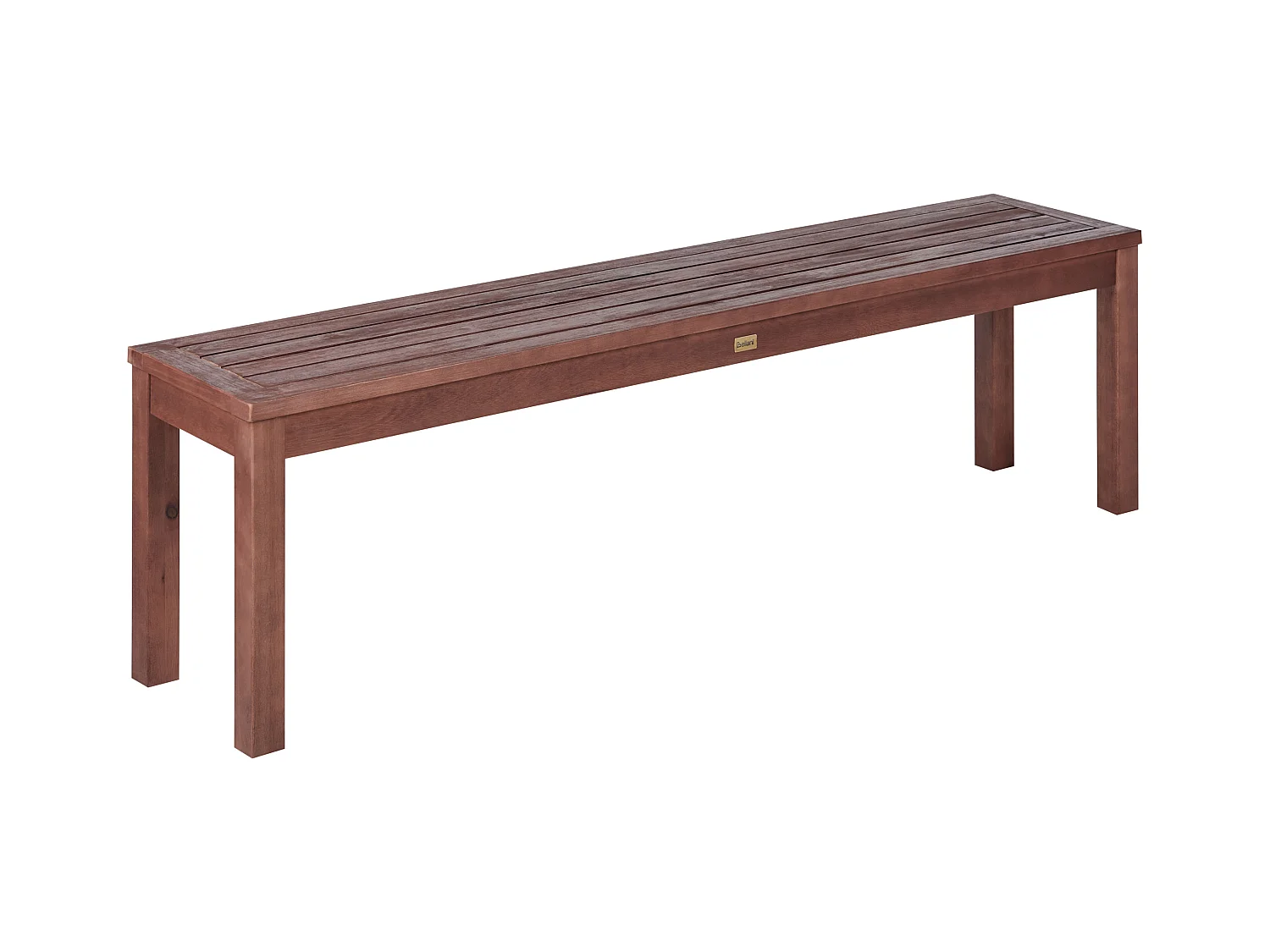 Banc de jardin TUSCANIA 160 cm Bois d'eucalyptus Marron foncé