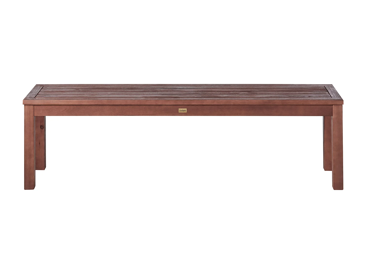 Banc de jardin TUSCANIA 160 cm Bois d'eucalyptus Marron foncé