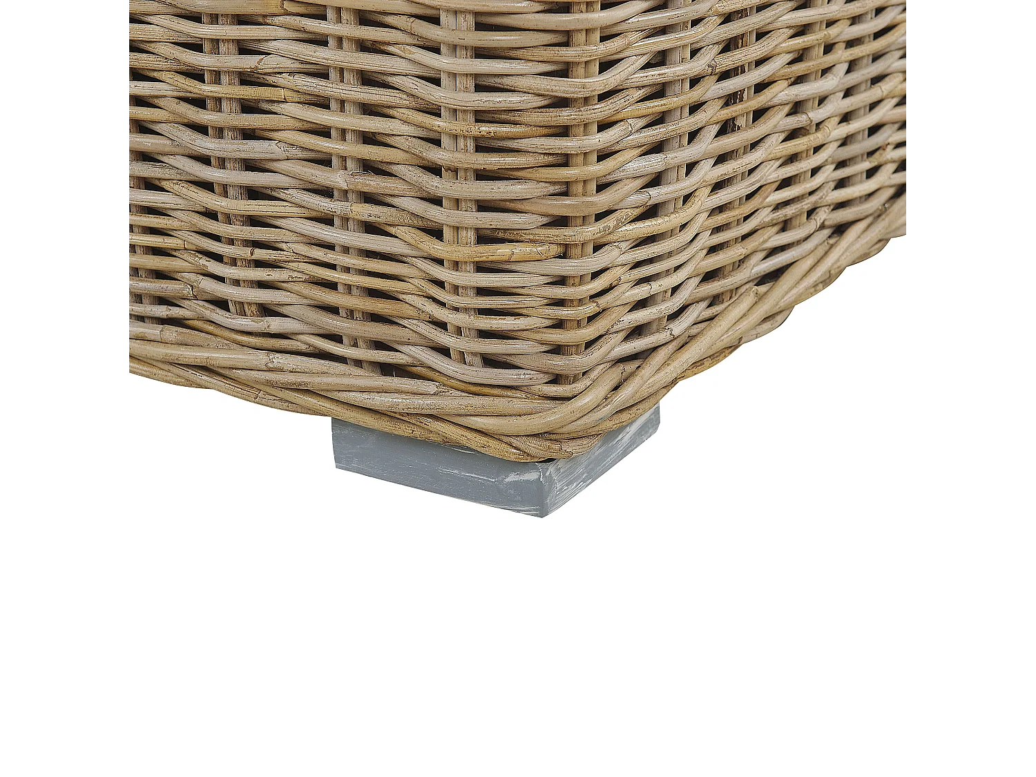 Conjunto de 2 sillones de jardín ARDEA Ratán Marrón claro