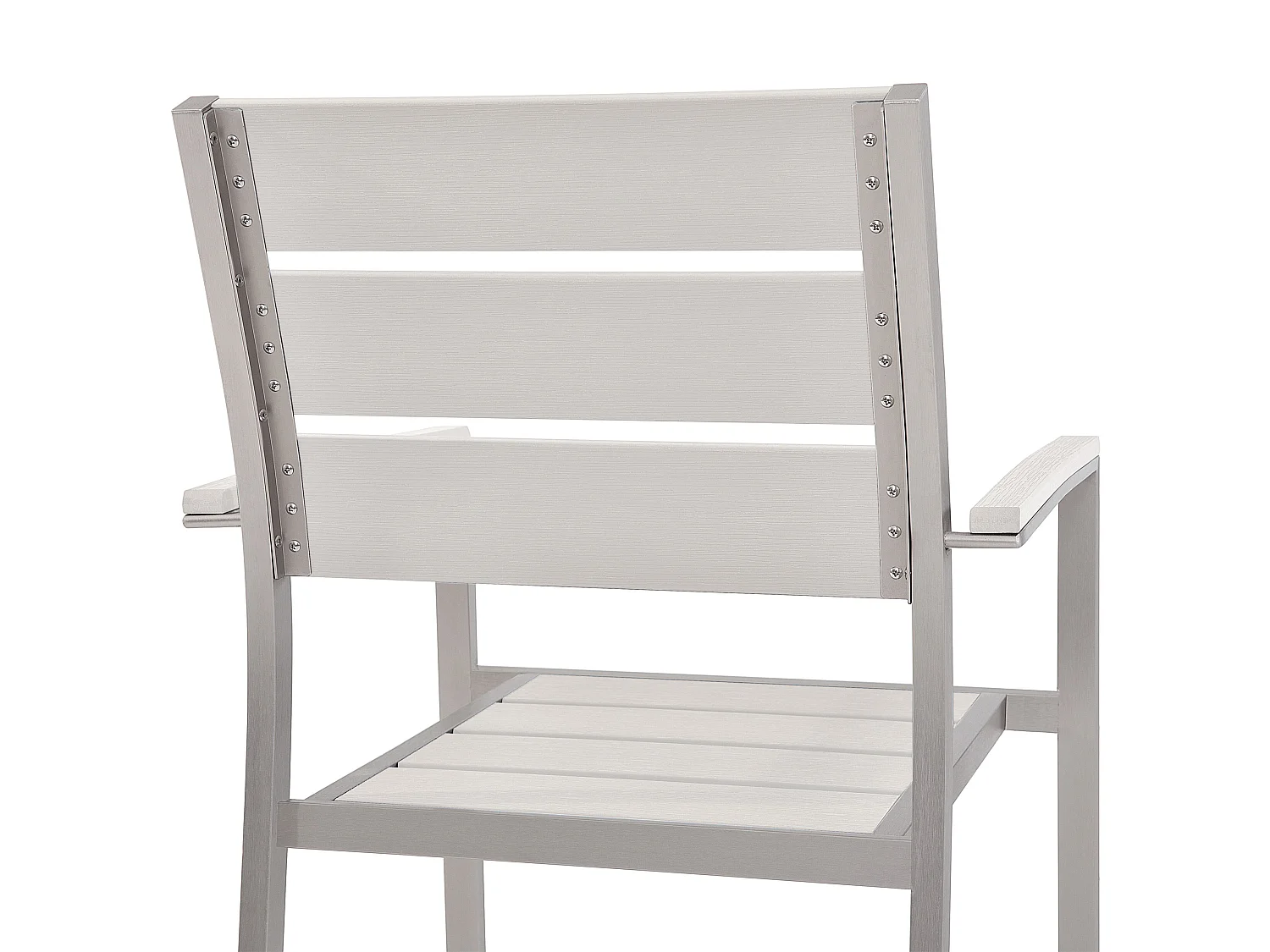 Set of 6 Garden Chairs VERNIO White