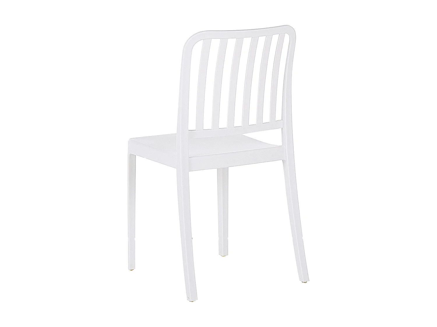 Set van 4 tuinstoelen SERSALE Synthetisch materiaal Wit