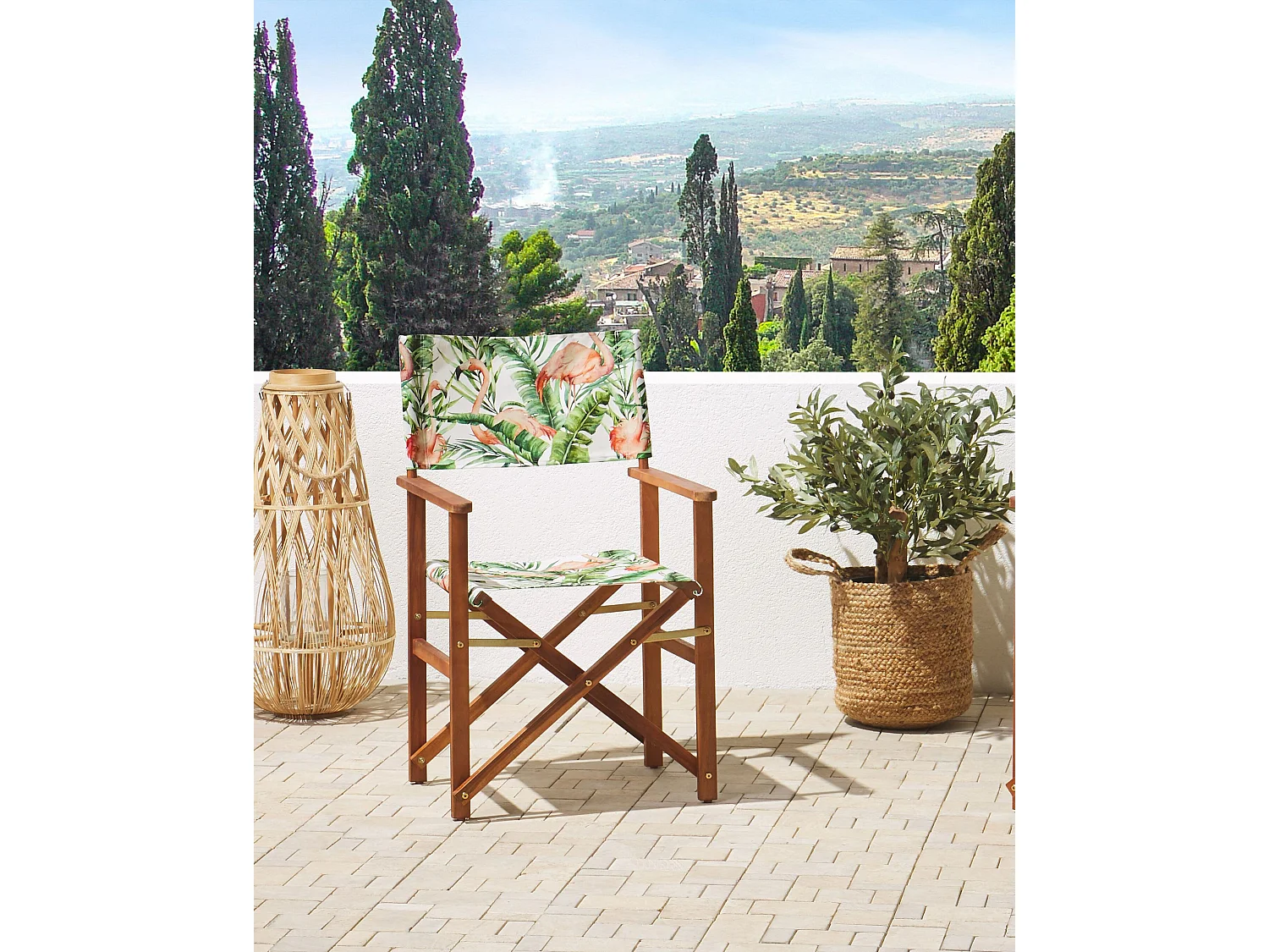 Gartenstuhl 2er Set CINE Akazienholz Dunkelbraun