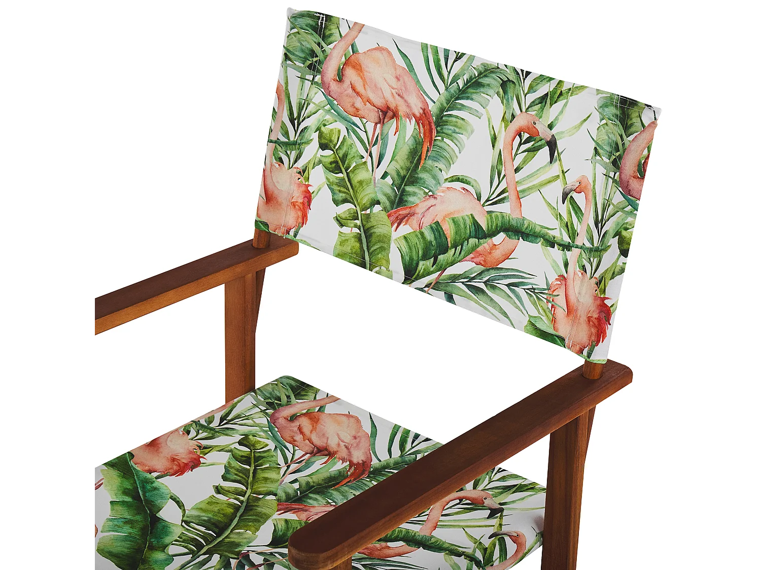 Lot de 2 chaises de jardin CINE Acacia Marron foncé