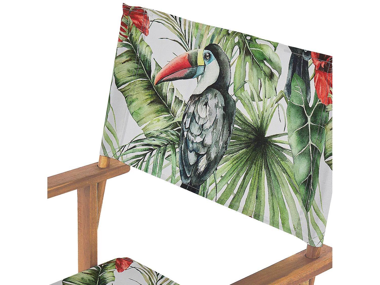 Lot de 2 chaises de jardin CINE Acacia Vert