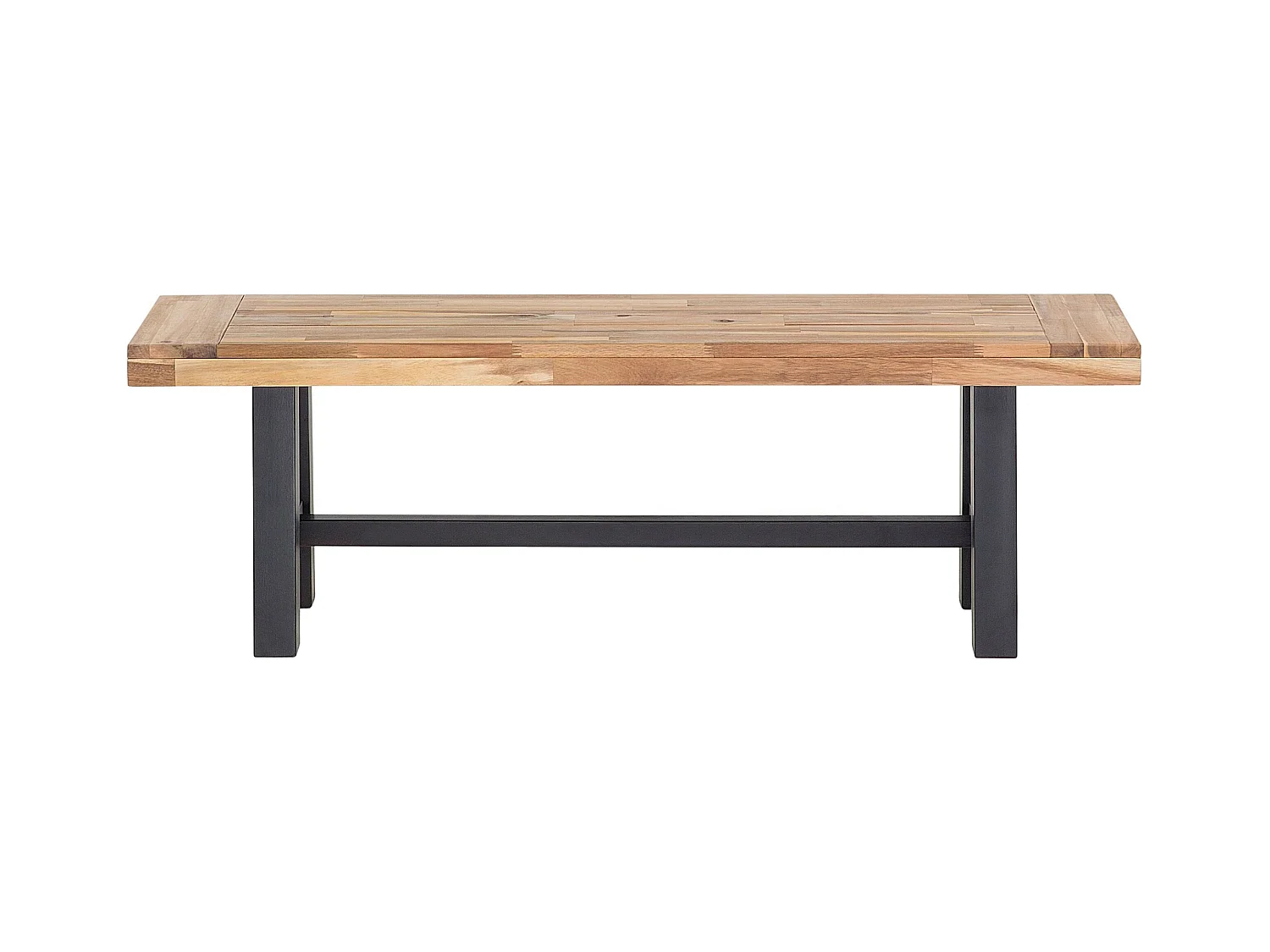 Banc de jardin SCANIA 140 cm Acacia Noir