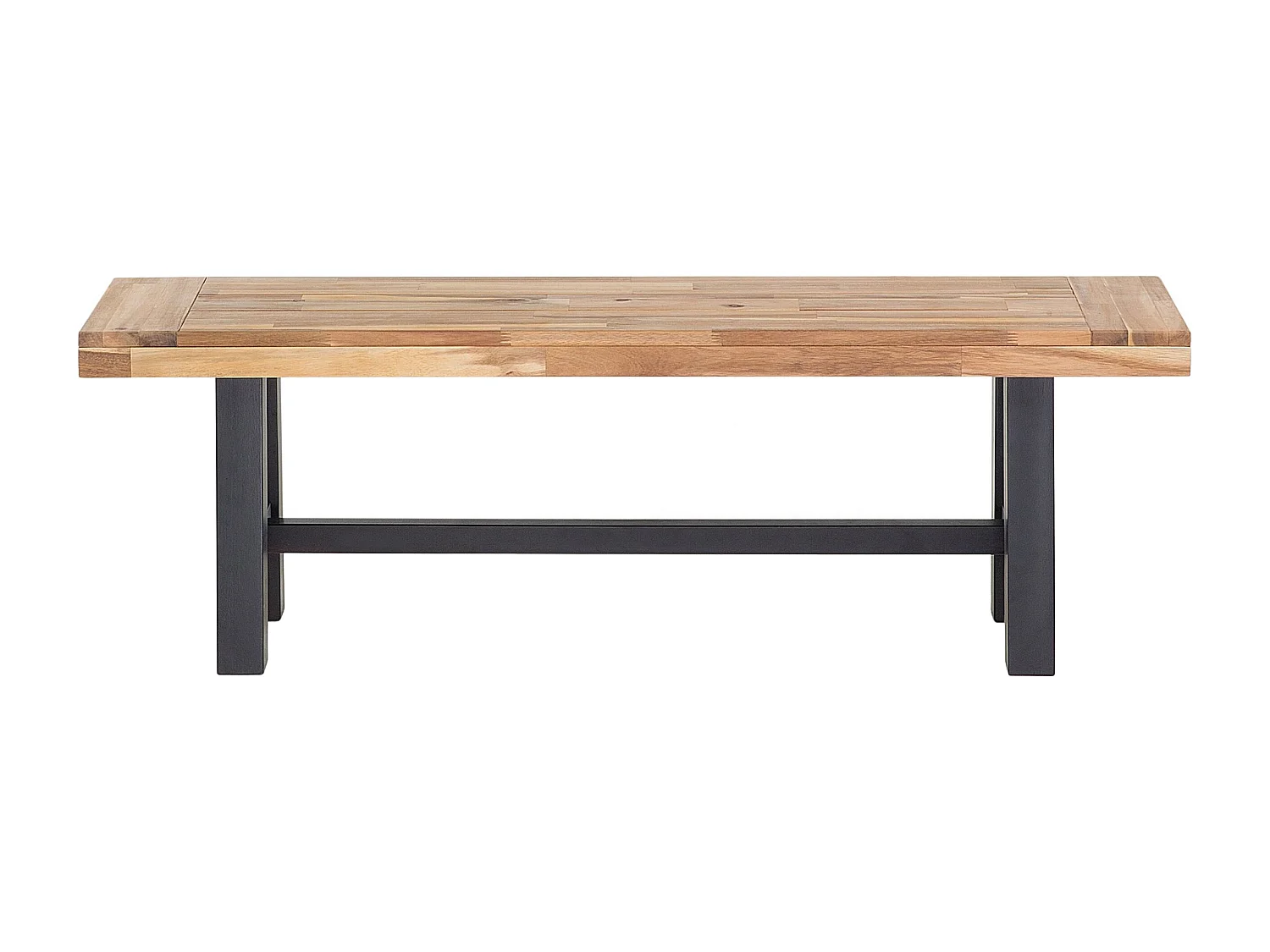 Banc de jardin SCANIA 140 cm Acacia Noir