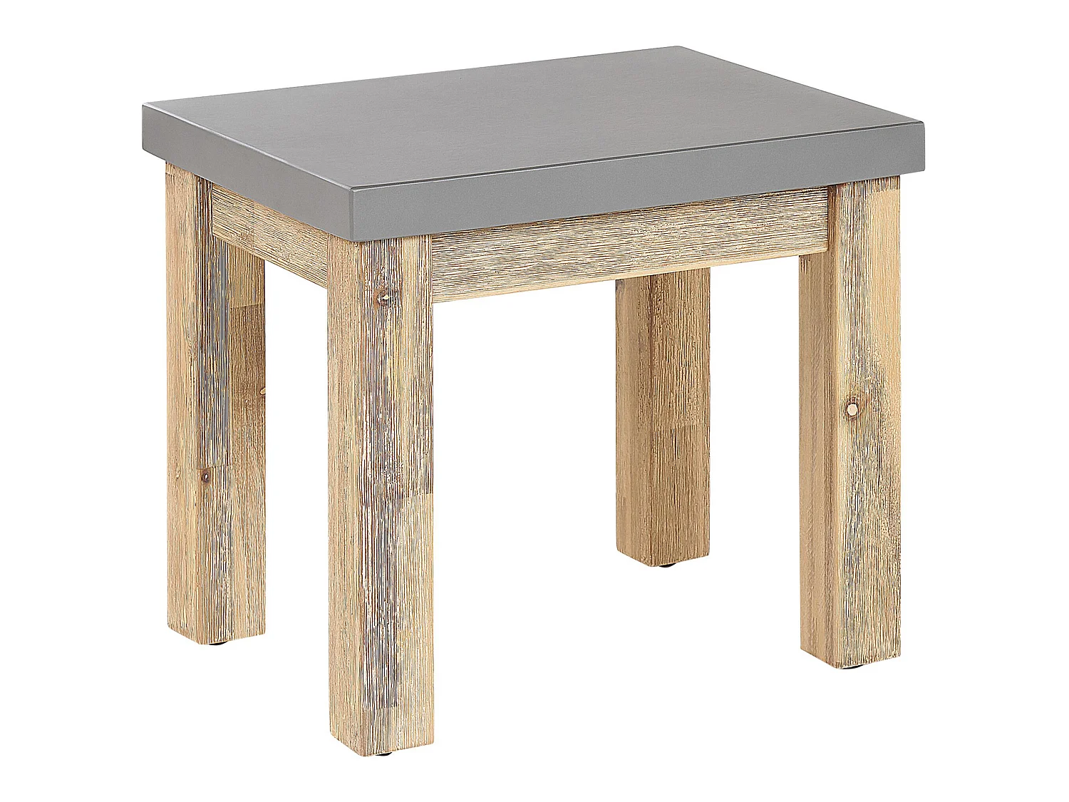 Lot de 2 chaises de jardin OSTUNI Béton Gris