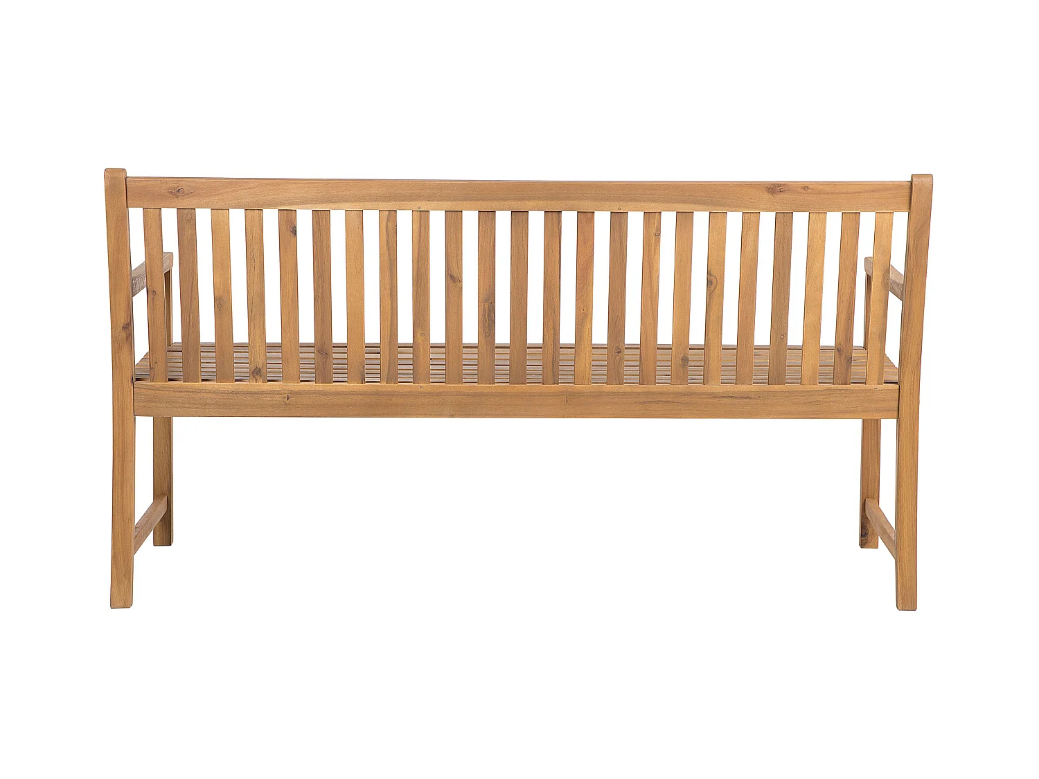 Banc de jardin VIVARA 160 cm Bois d'acacia certifié Marron clair
