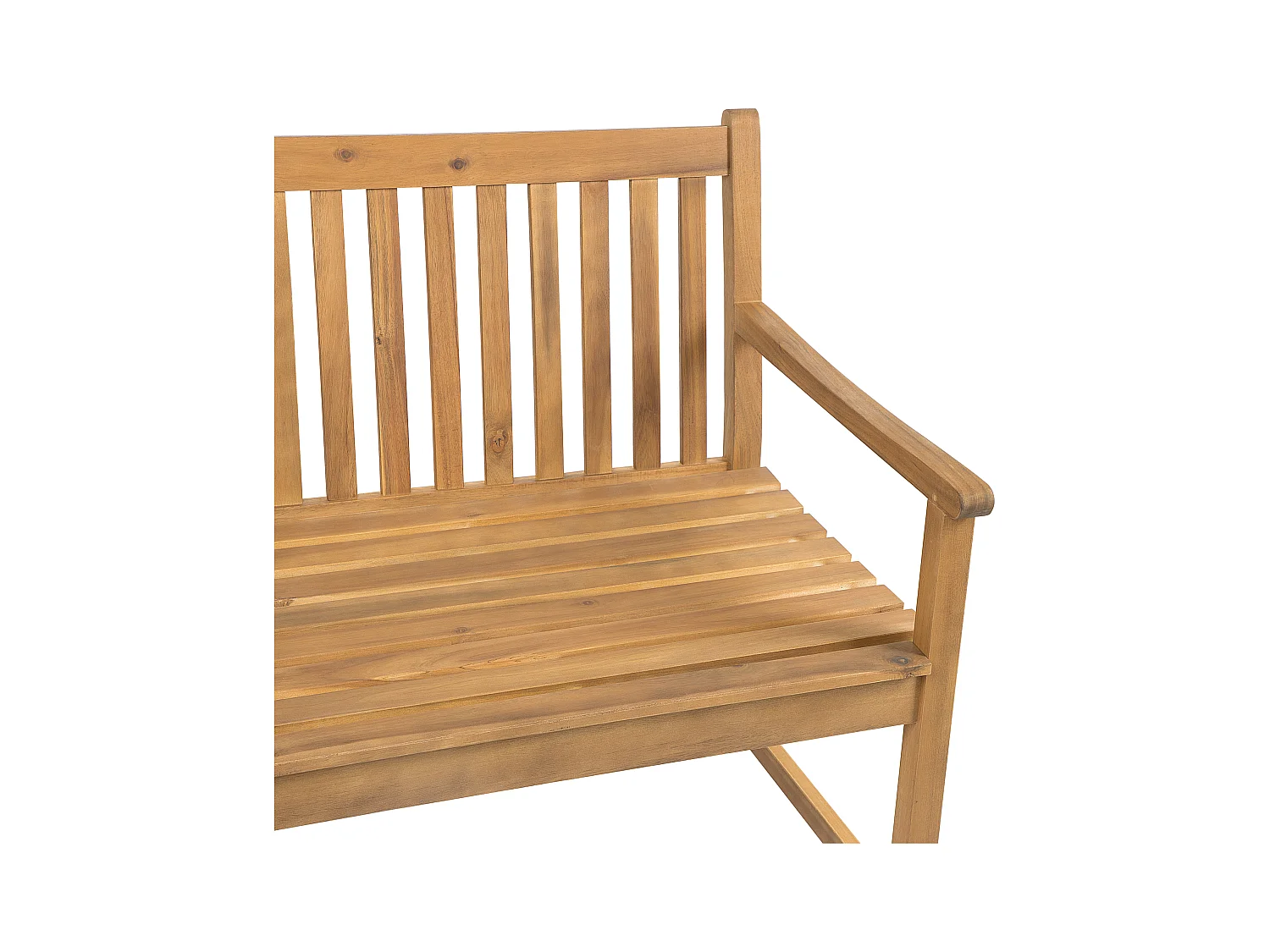 Banc de jardin VIVARA 160 cm Bois d'acacia certifié Marron clair