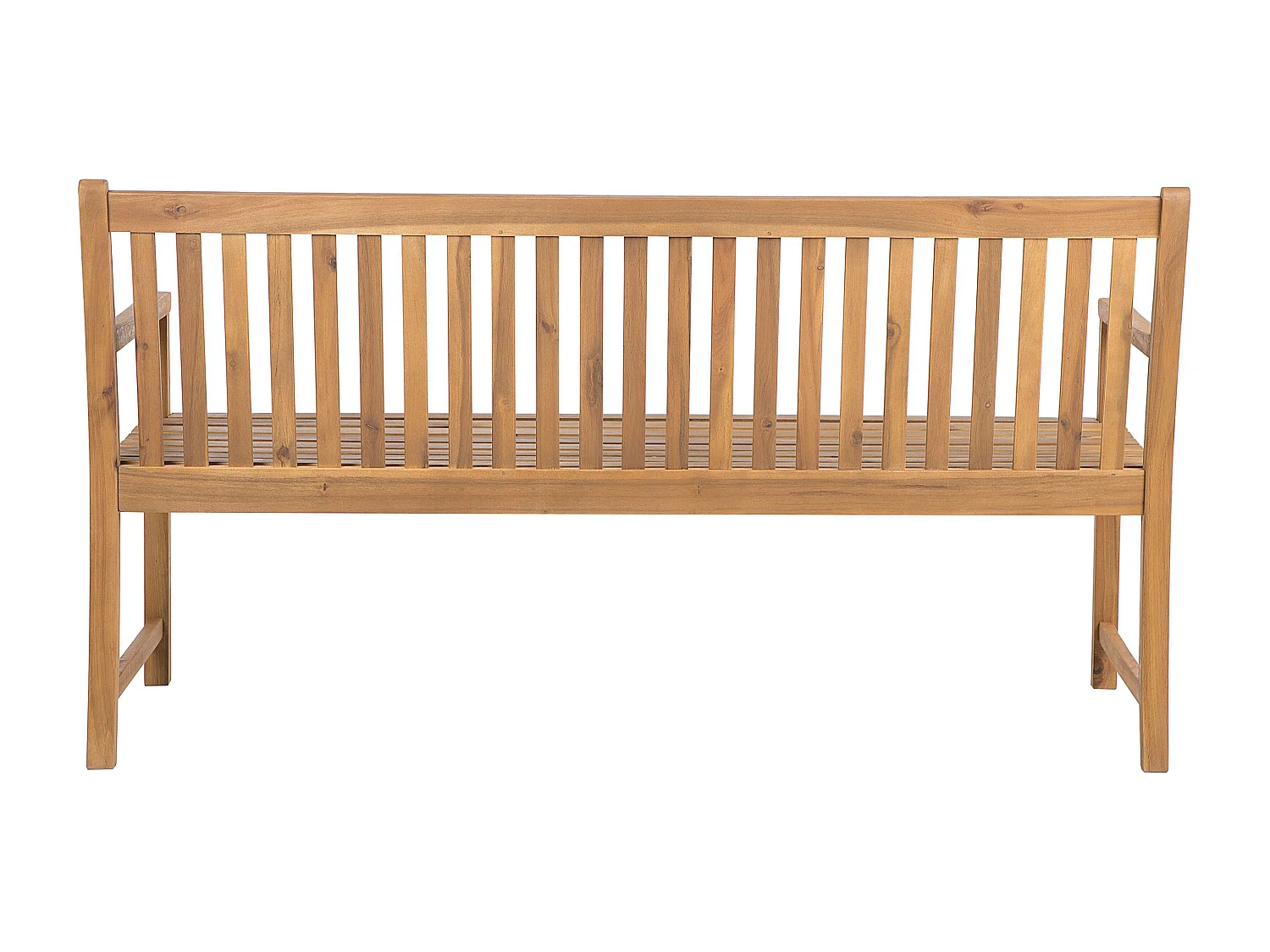 Banc de jardin VIVARA 160 cm Bois d'acacia certifié Marron clair